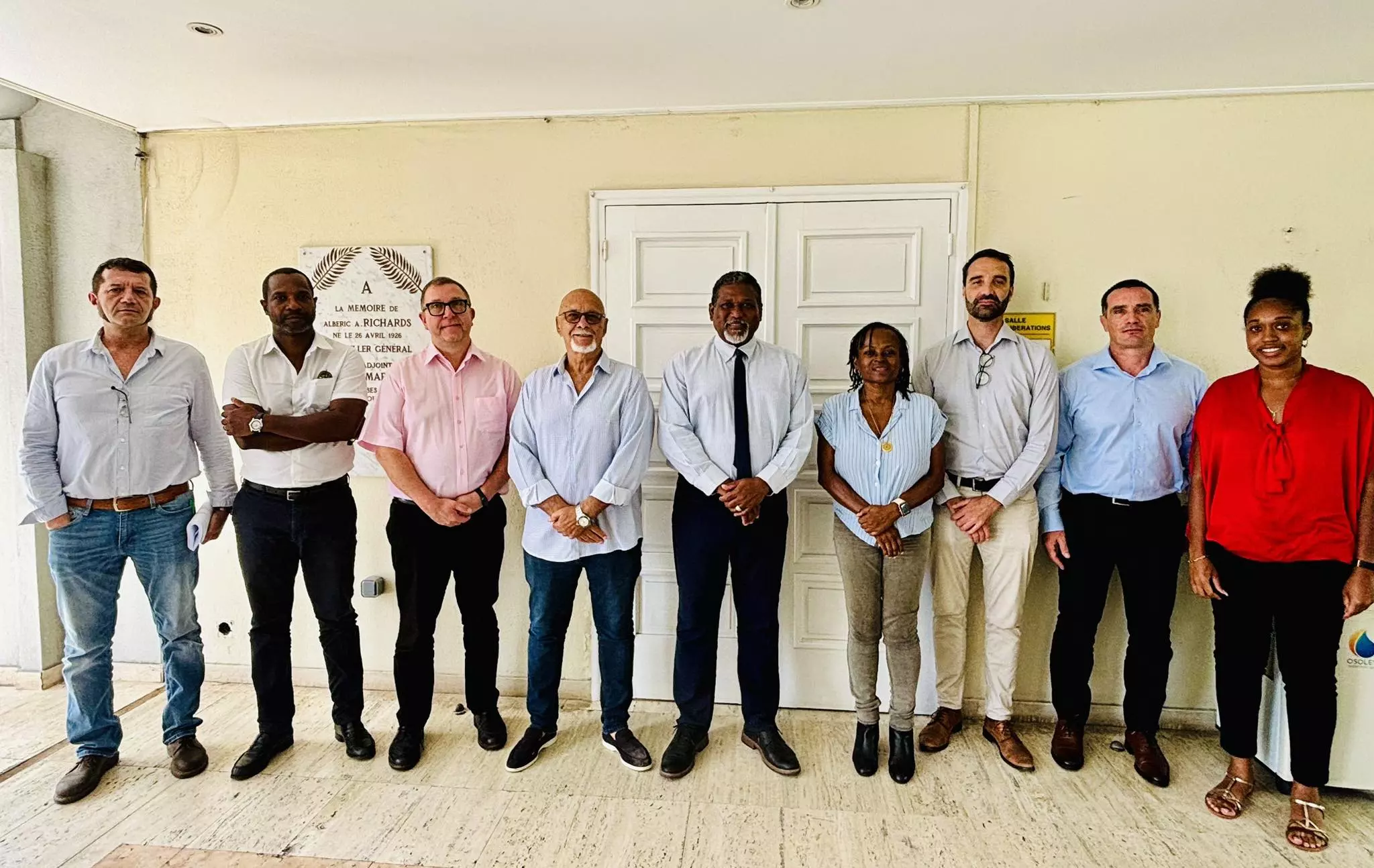 Saint-Martin : une délégation de la Direction générale de l’Énergie et du Climat (DGEC) reçue par la Collectivité