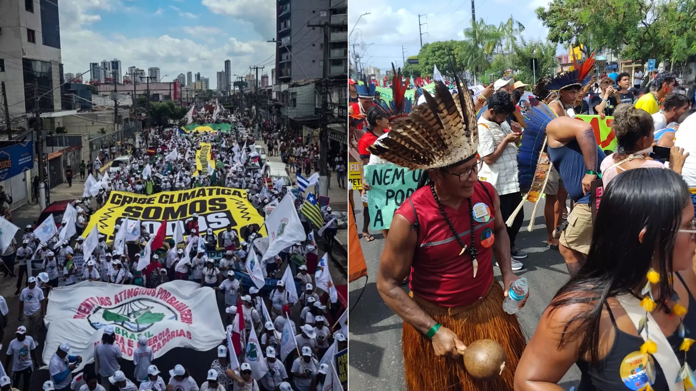 COP30: grande marche à Belem pour le climat, les négociations au point mort