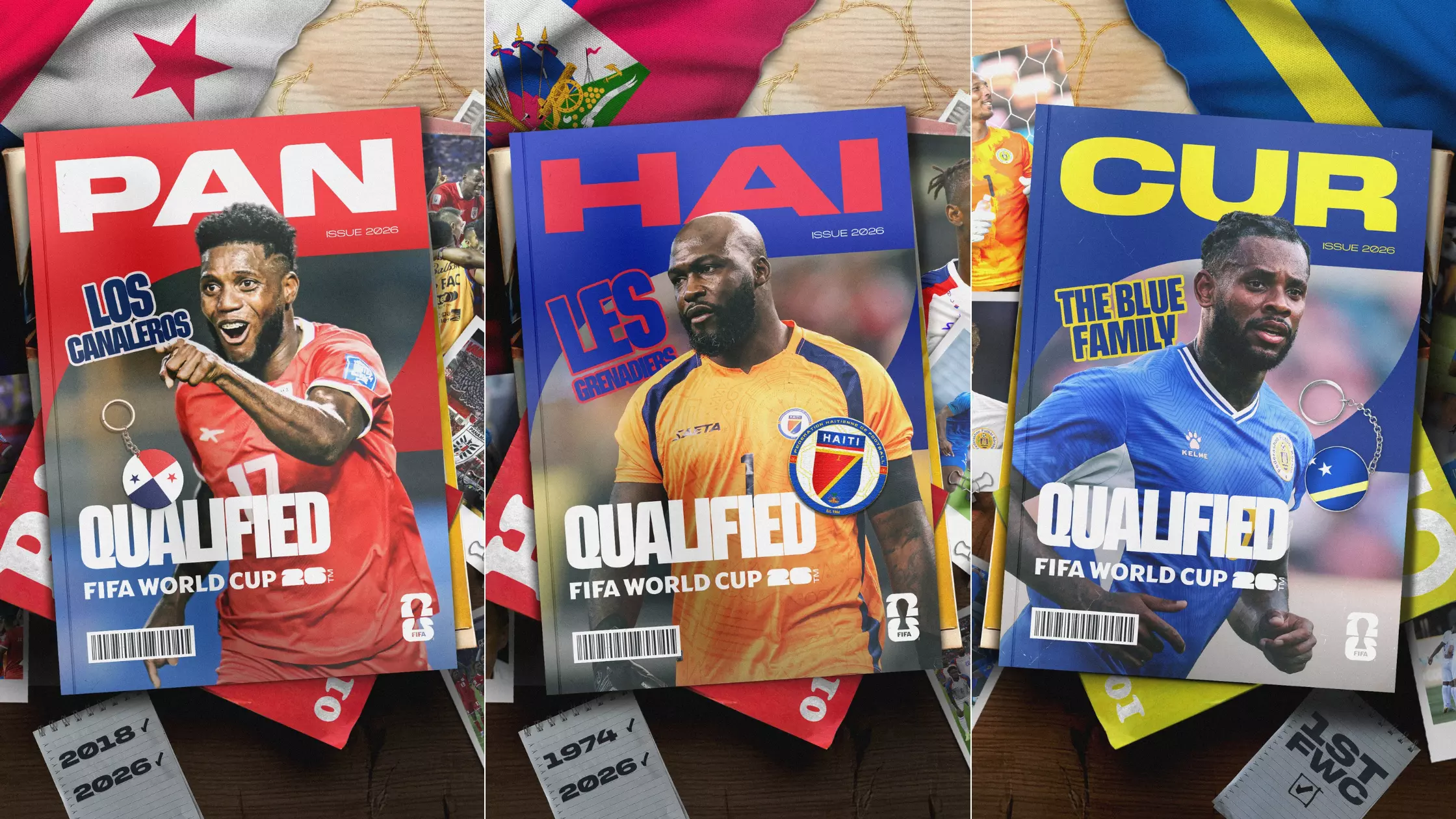 Football - Coupe du monde 2026 : le Panama, Haïti et la petite île de Curaçao se qualifient