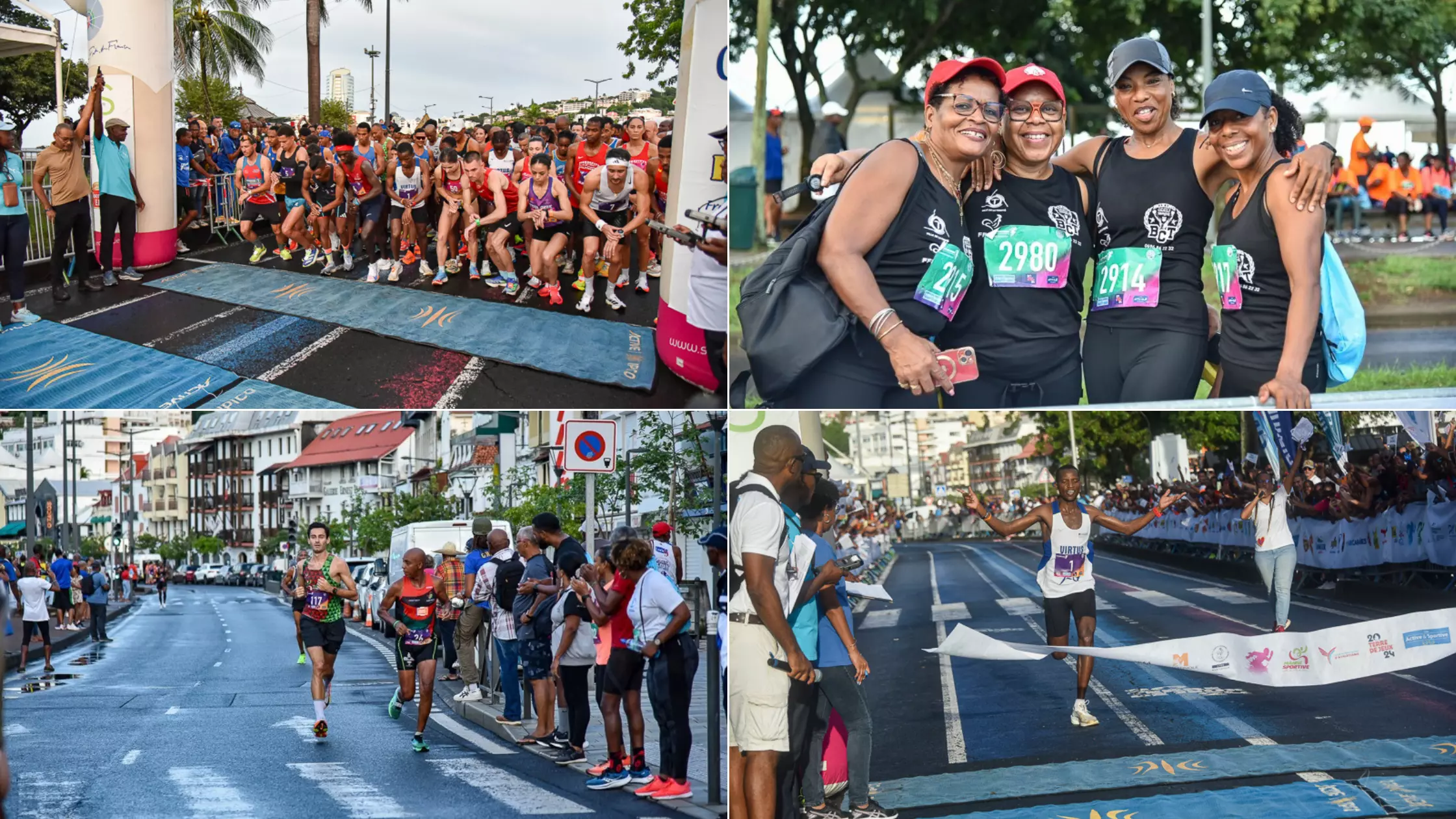 1 600 coureurs amateurs et marathoniens aguerris participent à la 39ème édition du Semi-Marathon International de Fort-de-France