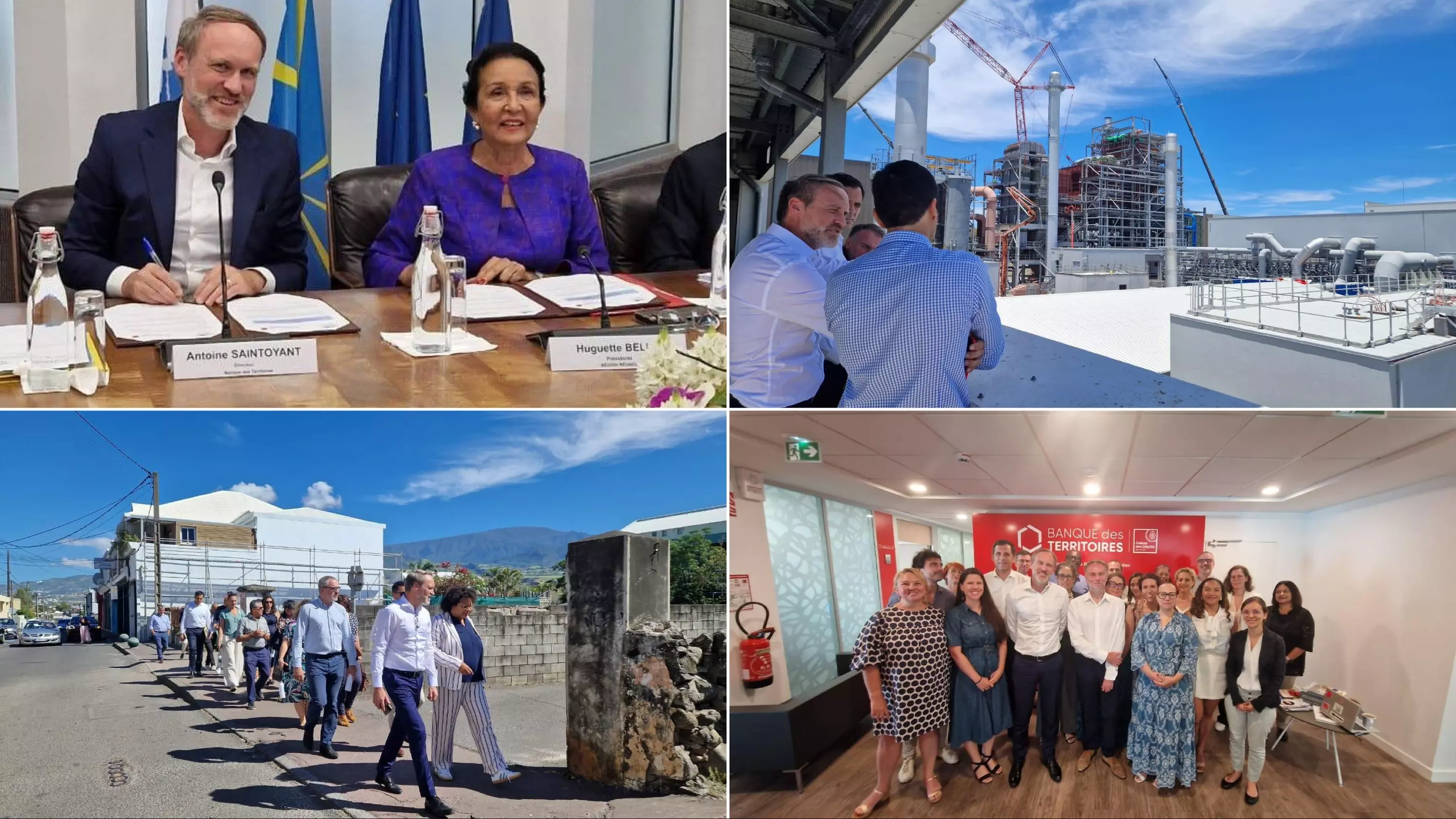La Réunion : Plus d’un milliard d’euros investis par la Banque des Territoires en trois ans, en faveur d’une île verte et solidaire