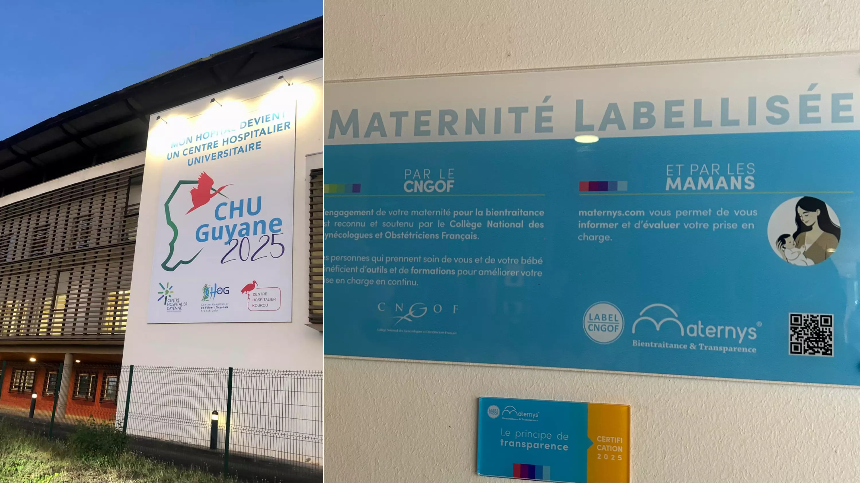 Santé : Le pôle Femme-Enfant de l’hôpital de Cayenne en Guyane labellisé Maternys