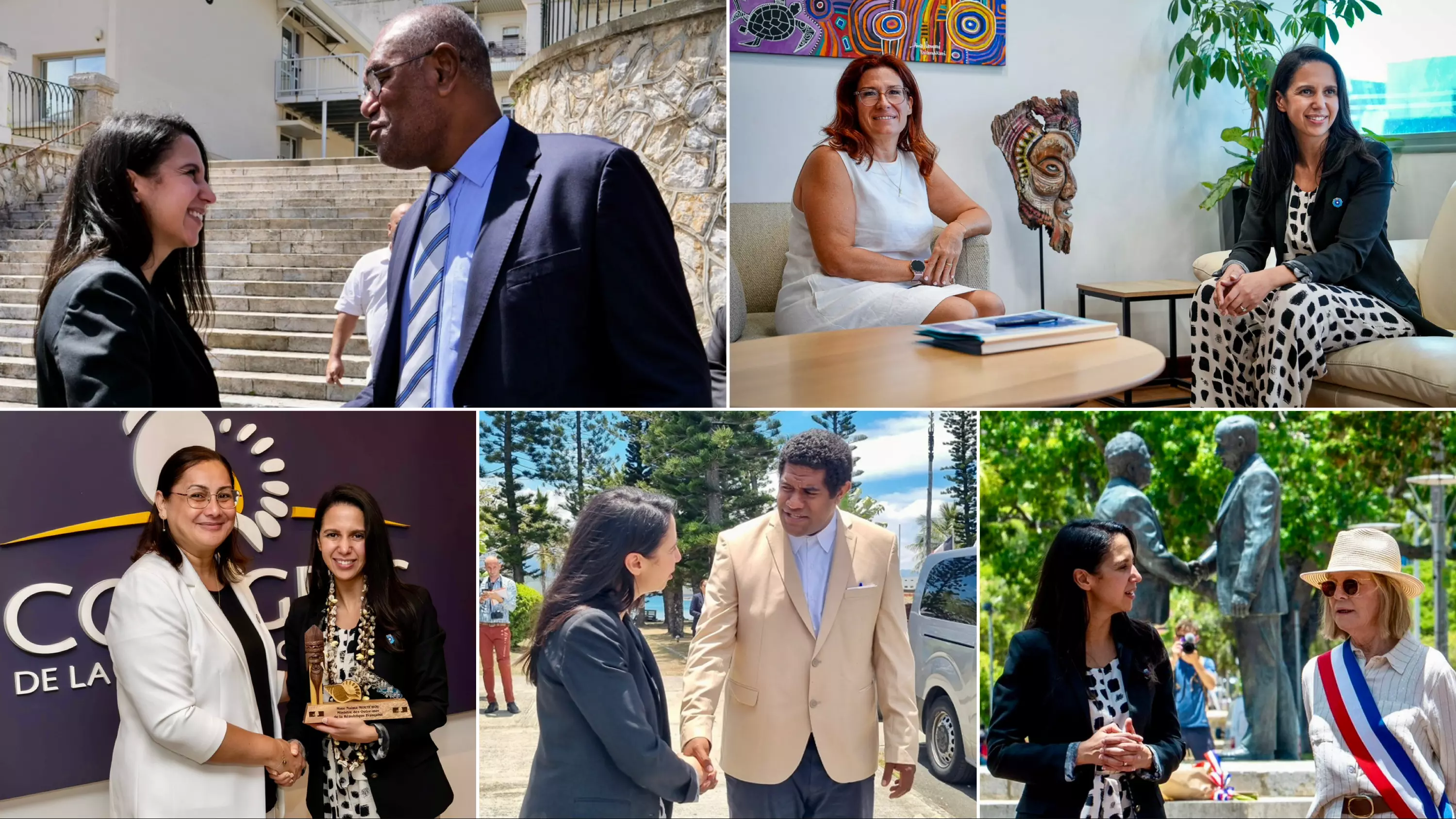 En déplacement en Nouvelle-Calédonie, Naïma Moutchou à « l’écoute avant de répondre » aux attentes de l’archipel