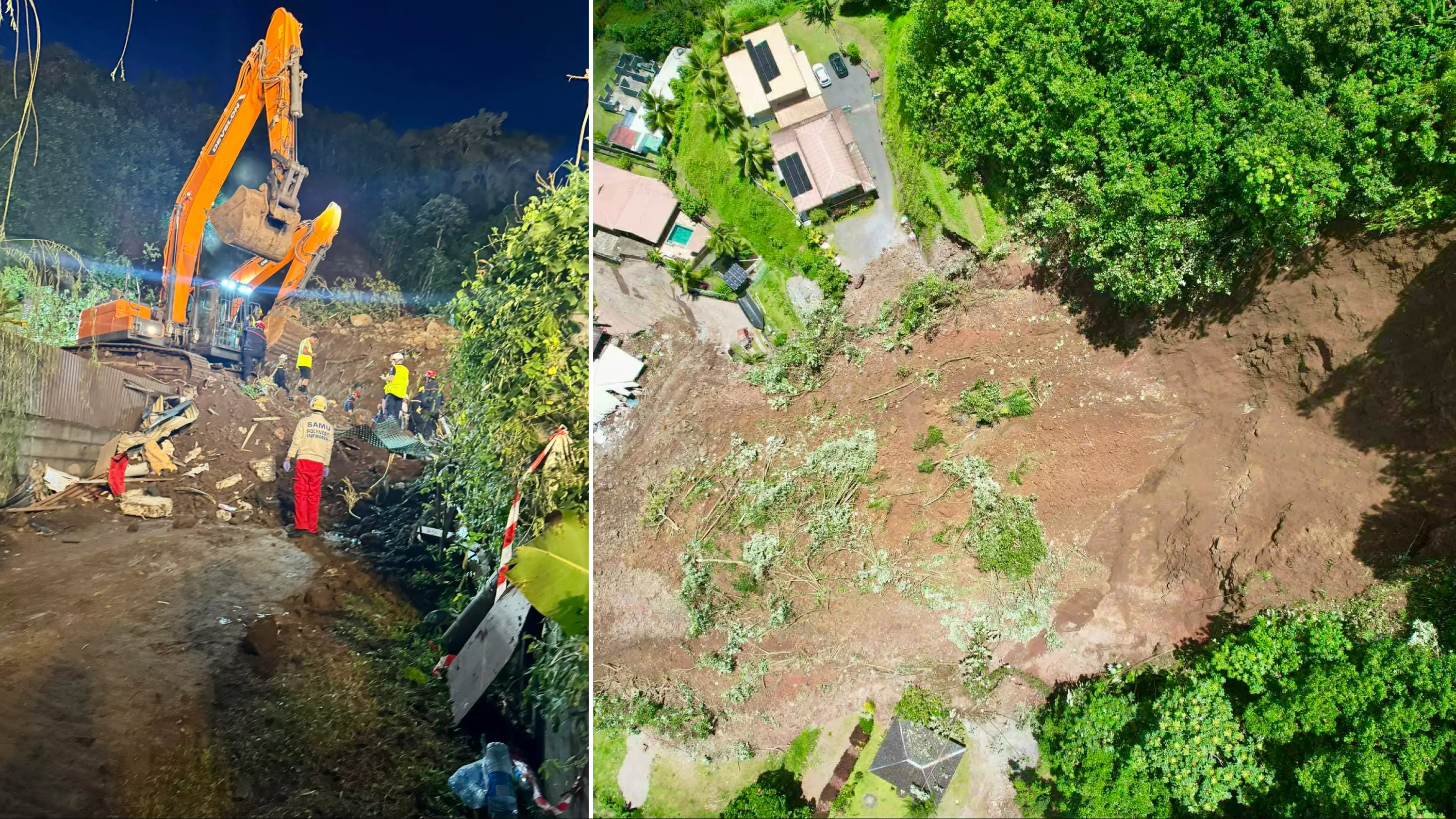 Glissement de terrain à Tahiti : Le corps de la dernière victime retrouvé, des experts géologues dépêchés sur place