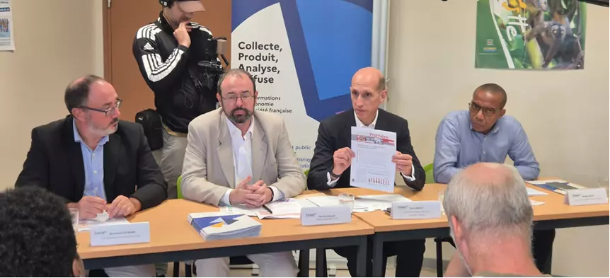 Mayotte : Fabrice Lenglart, directeur général de l'INSEE présent pour le lancement de l'opération de recensement exhaustif, mobilisant 700 agents et des moyens exceptionnels