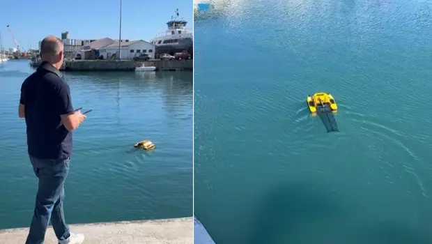 La Réunion : un robot nettoyeur en phase de test dans les ports de plaisance du Territoire de l'Ouest