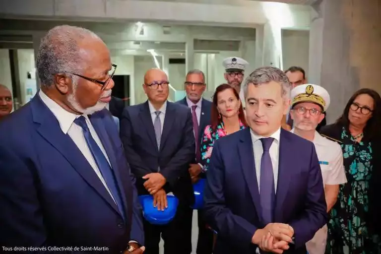 À Saint-Martin, Gérald Darmanin annonce la création d’un tribunal de plein exercice et d’une maison d’arrêt de 60 places