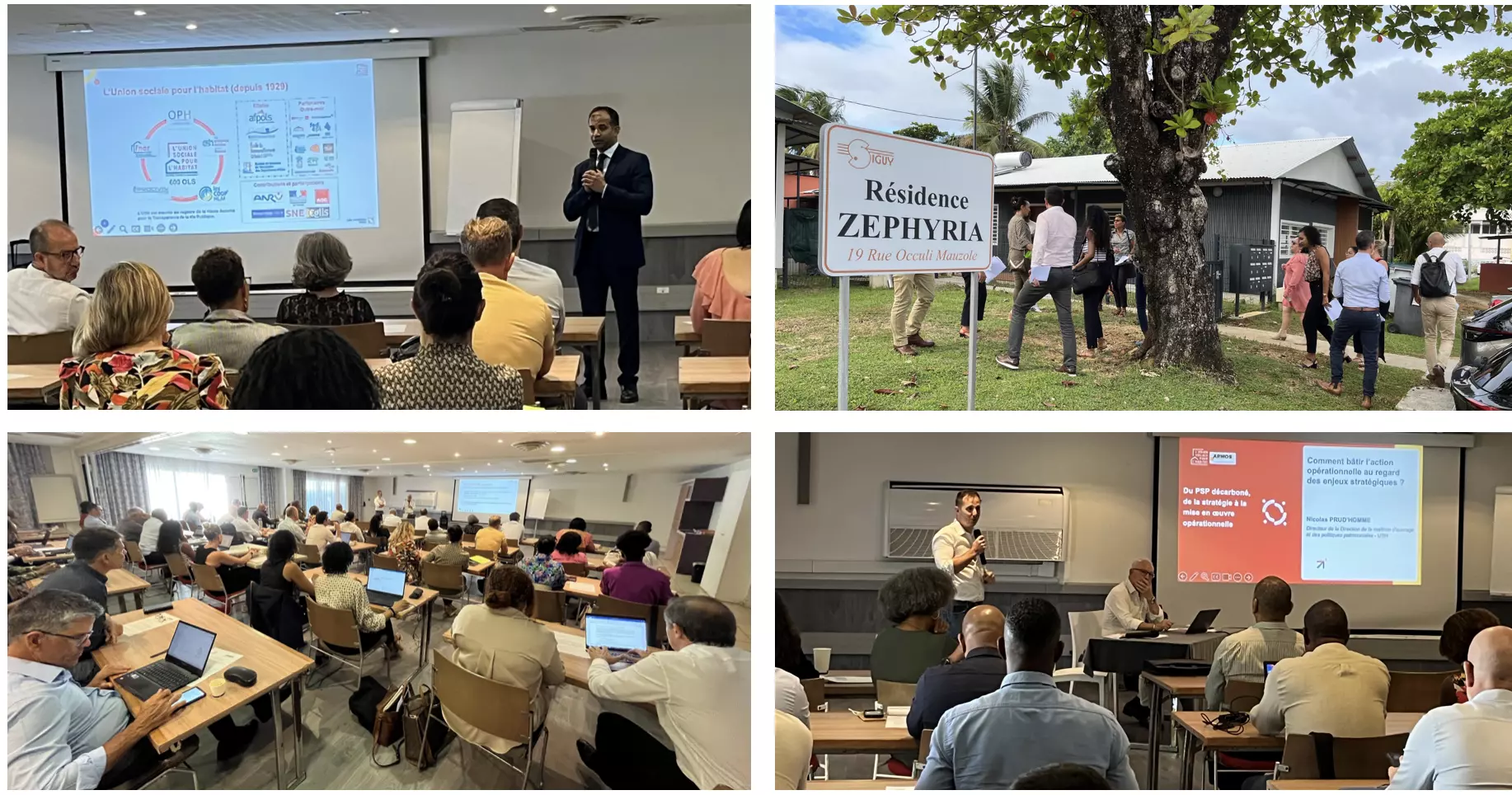 L'ARMOS Guyane et l'USH réunissent les bailleurs sociaux des Antilles-Guyane sur les thématiques du cadre de vie, du renouvellement urbain et de la valorisation des énergies renouvelables