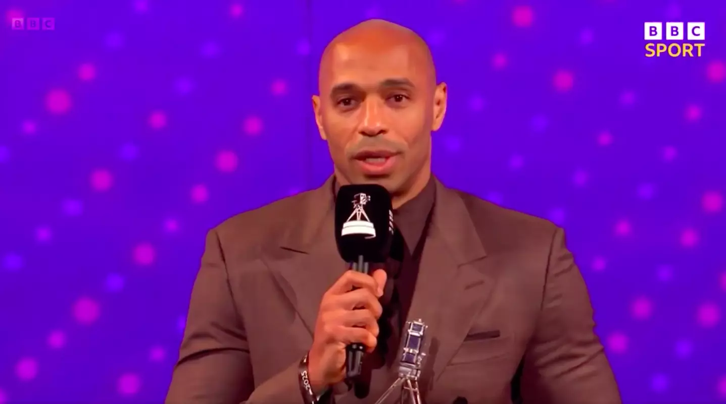Thierry Henry récompensé par la BBC pour l’ensemble de sa carrière