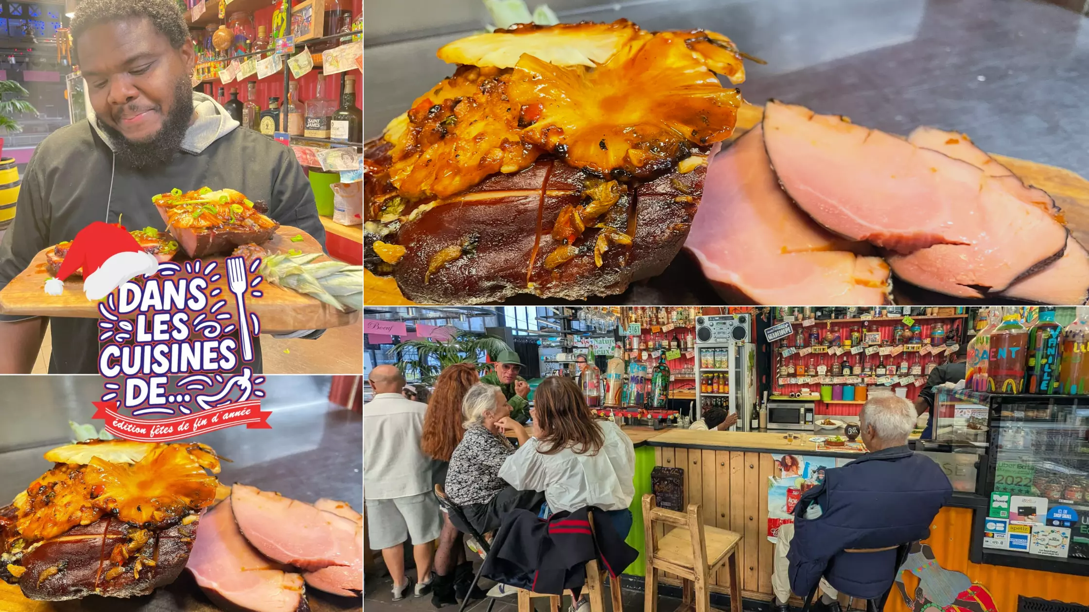 Dans les cuisines de « La Kaz Culinaire » à Paris, les fêtes de fin d’année se préparent avec son fameux "jambon de nwel", une immersion gourmande dans les saveurs d’Outre-mer
