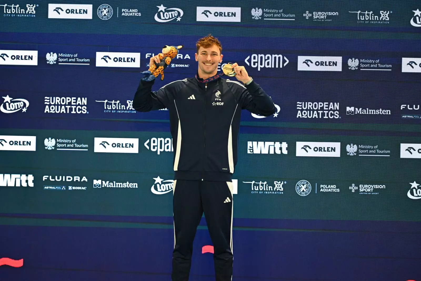 Euro en petit bassin : l'or pour le Calédonien Maxime Grousset sur le 100 m nage libre