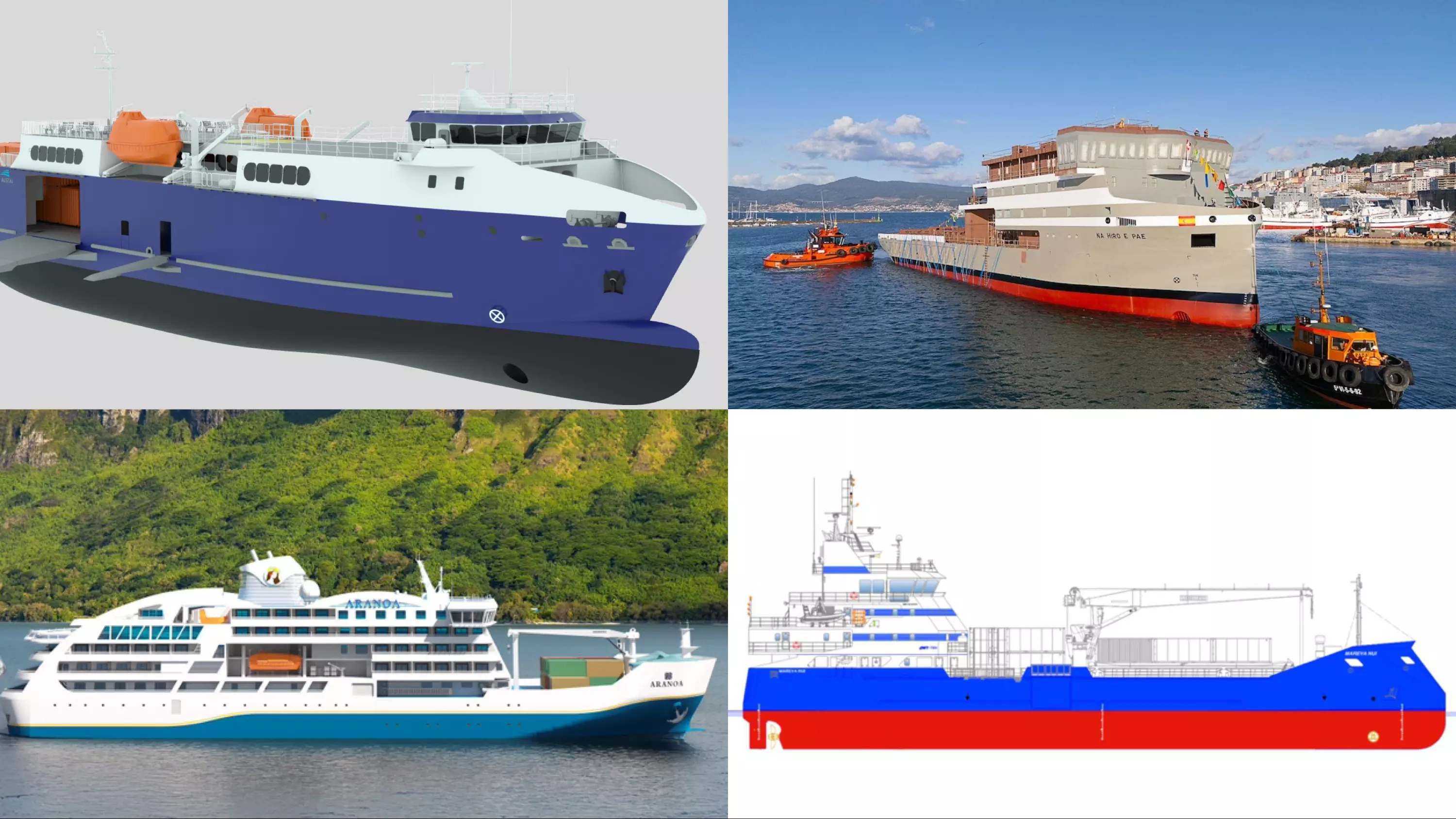 La desserte maritime interinsulaire en Polynésie dotée de cinq nouveaux navires à l’horizon 2028