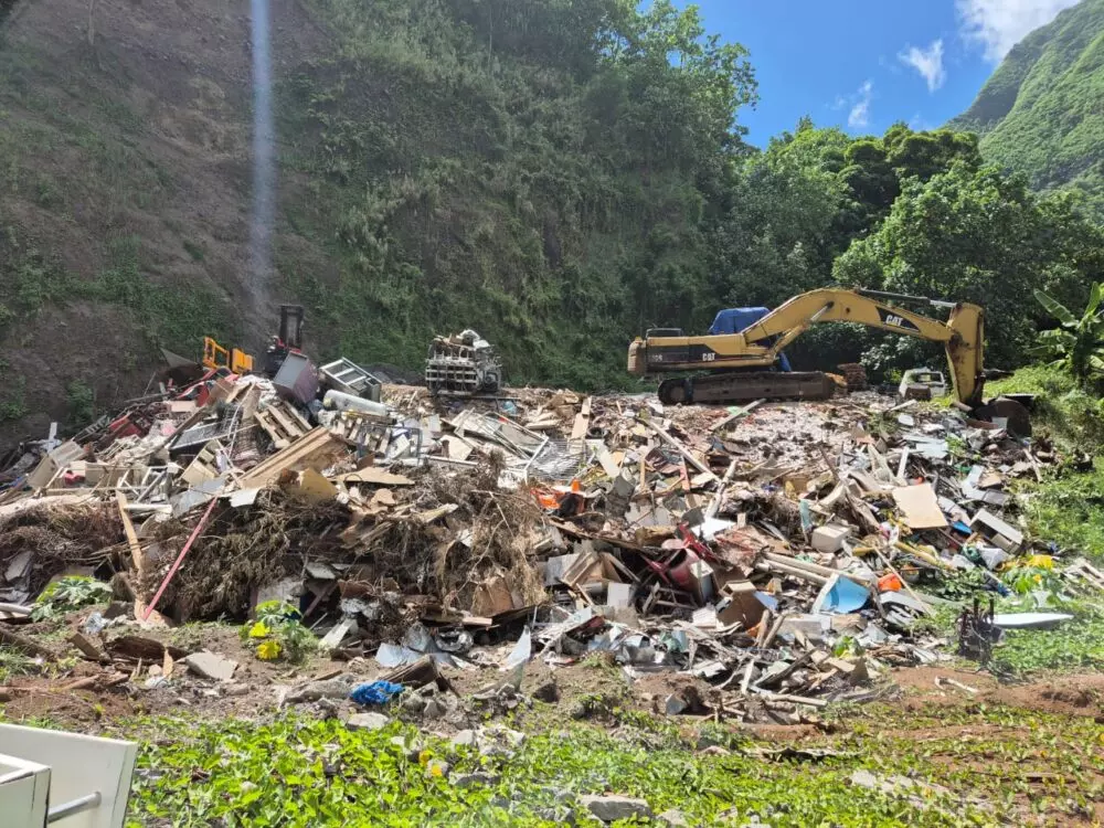 L'équivalent de 40 piscines olympiques de déchets dans une décharge illégale en Polynésie