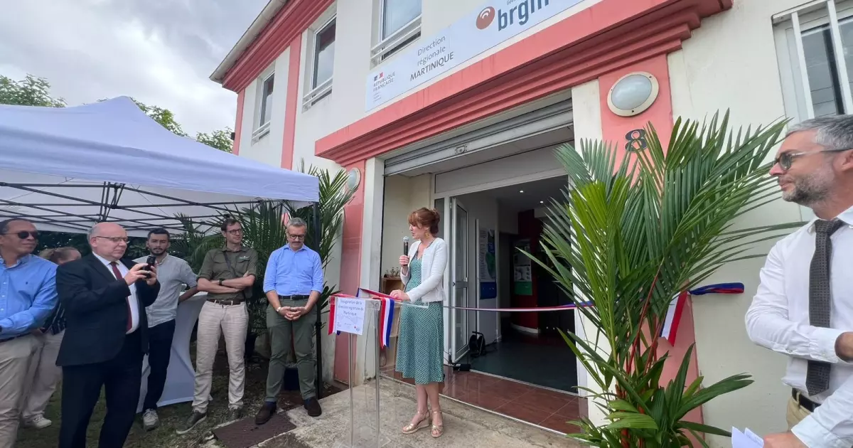Martinique : Inauguration des nouveaux locaux du BRGM à Clairière