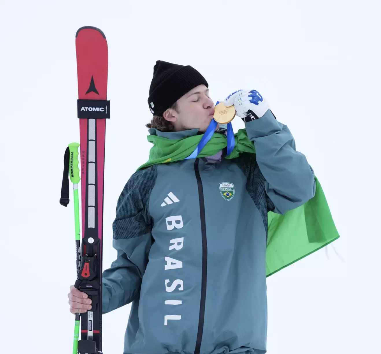 JO d'hiver 2026: Le skieur brésilien Lucas Pinheiro Braathen, premier Sud-Américain sacré aux JO d'hiver