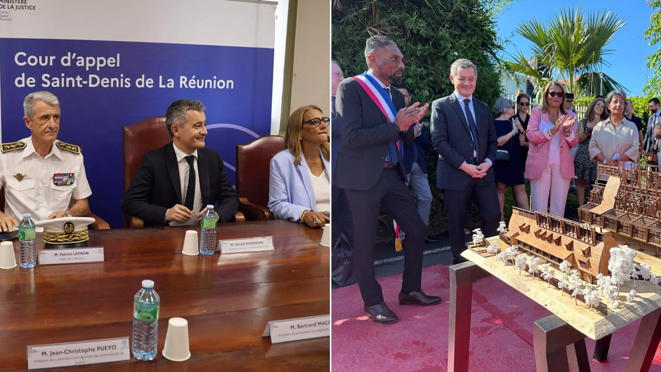 La Réunion : Le ministre de la justice Gérald Darmanin multiplie les annonces lors de sa visite ministérielle