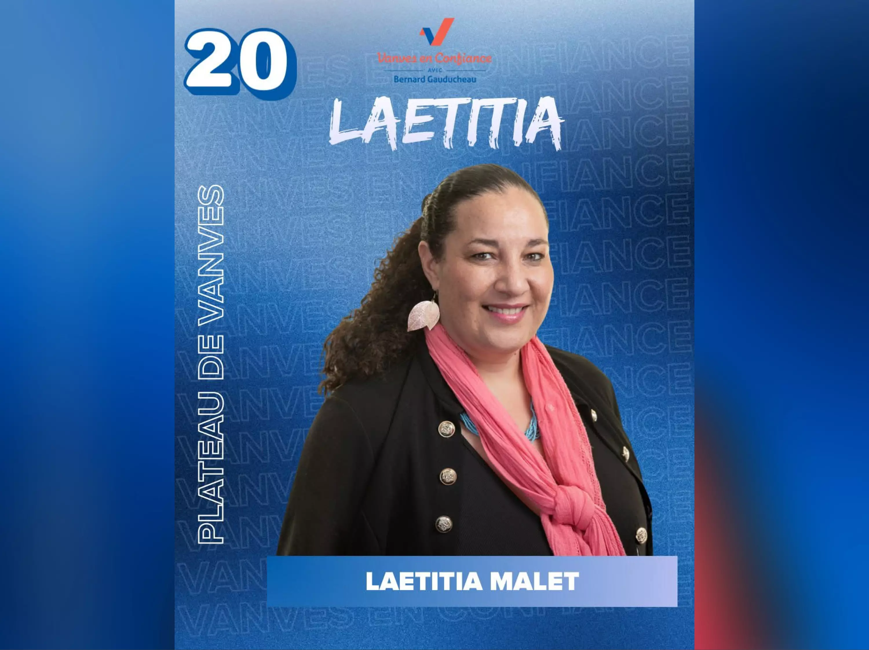 Municipales 2026 - Candidats ultramarins dans l'hexagone : La Réunionnaise Laetitia Malet - Déléguée générale de l’ACCD’OM - sur la liste du maire sortant Bernard Gauducheau à Vanves