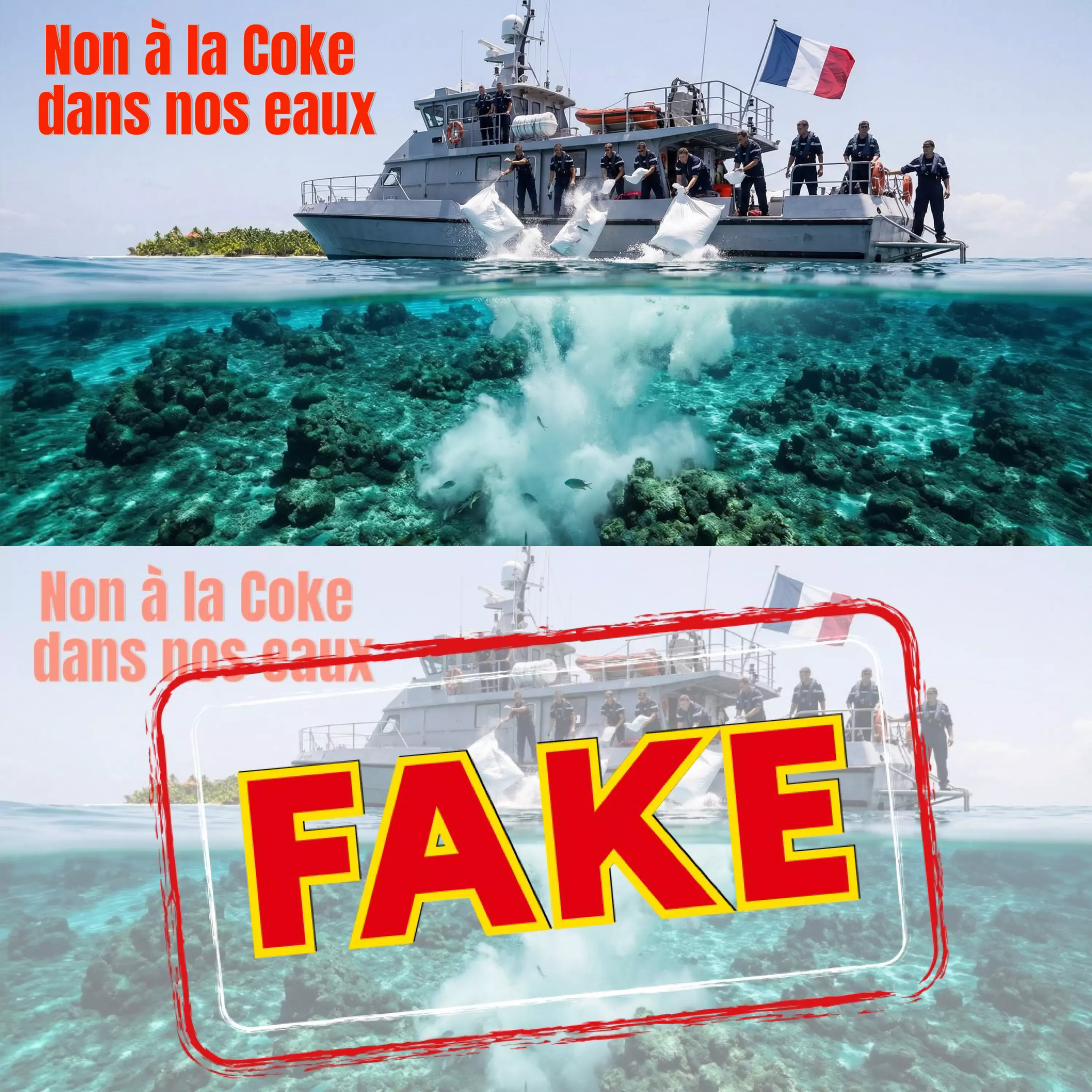 En Polynésie, le débat s’envenime autour d’11,5 tonnes de cocaïne saisies et immergées en haute mer