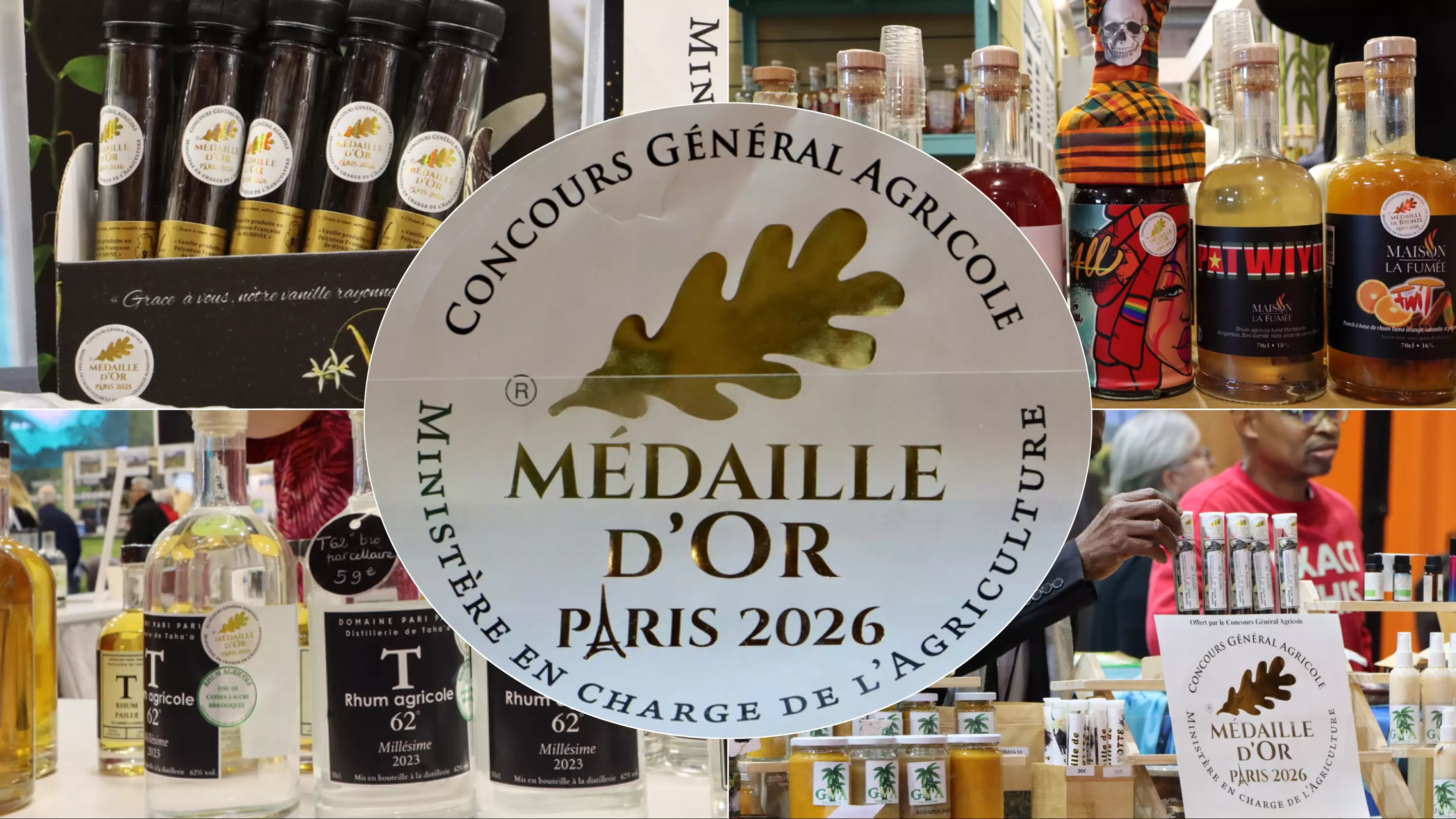 Concours général agricole : En Outre-mer, 121 produits médaillés dont 45 en or