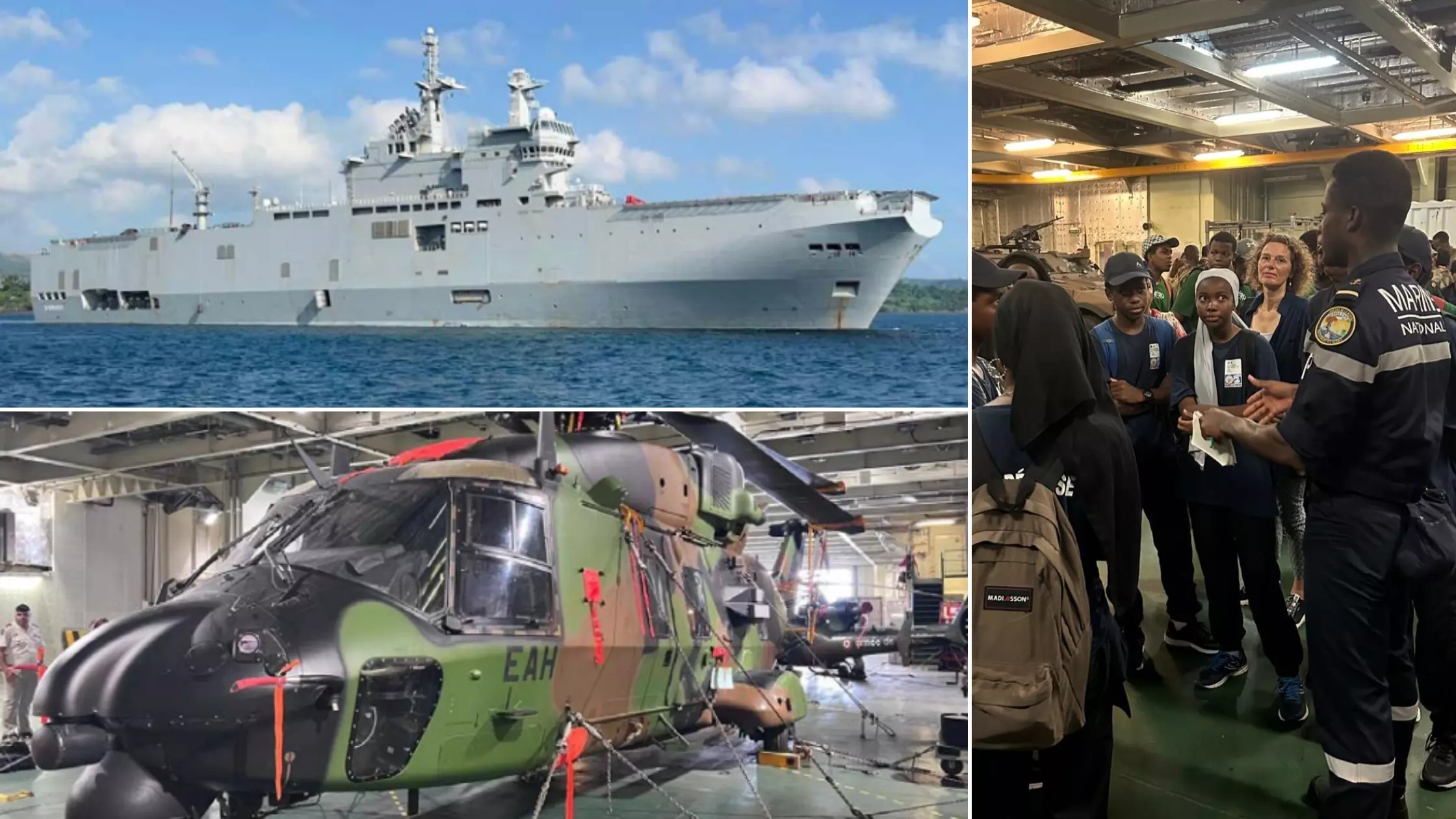 Déployé dans l'océan indien, le Dixmude enchaîne patrouilles, formation et missions autour de Mayotte