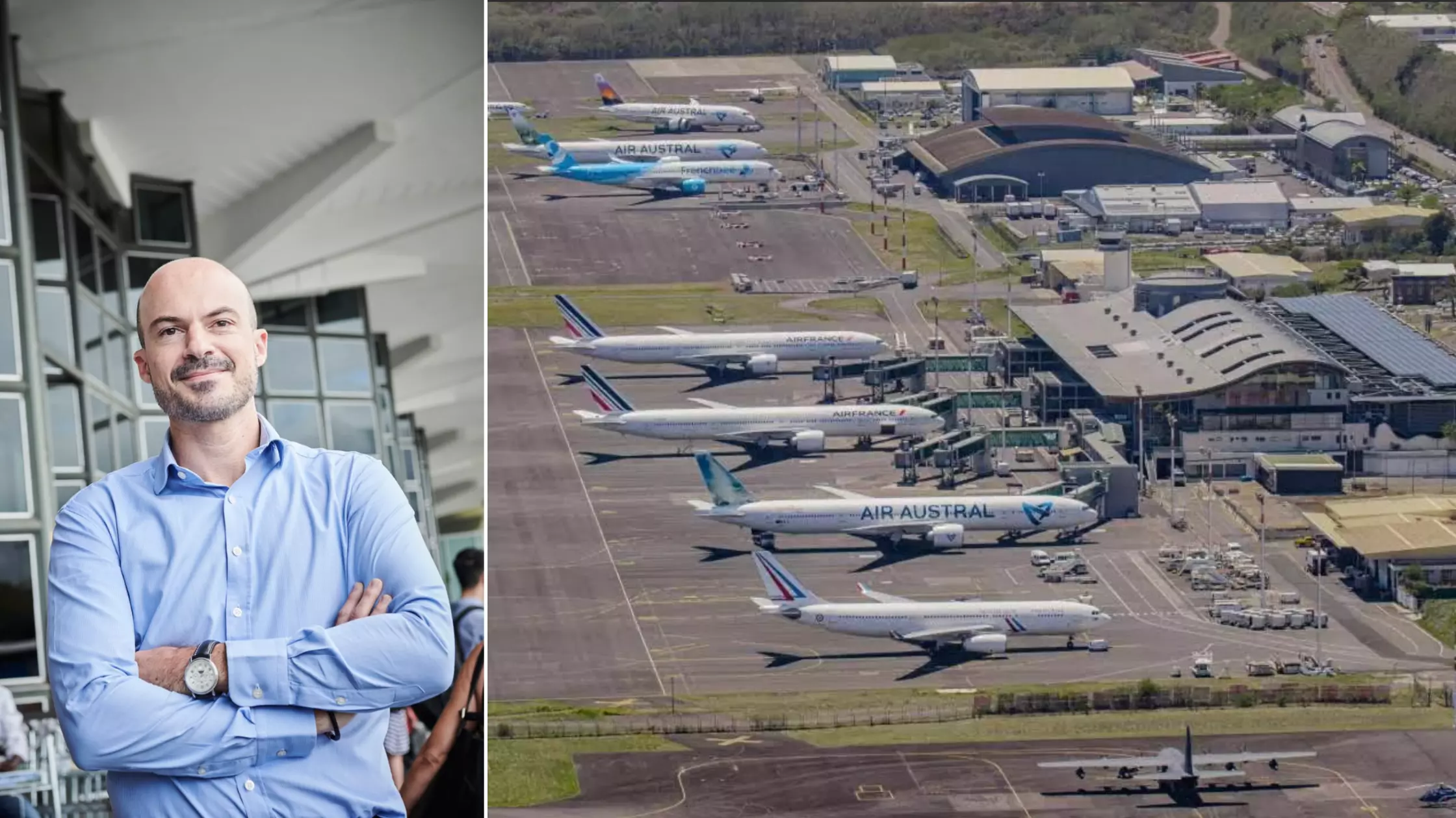 Avec l'arrivée d'IndiGo, l'Aéroport La Réunion Roland Garros change d'échelle : « Nous ouvrons de nouvelles perspectives pour le territoire », se félicite Willy Ethève, directeur du développement et des relations clients
