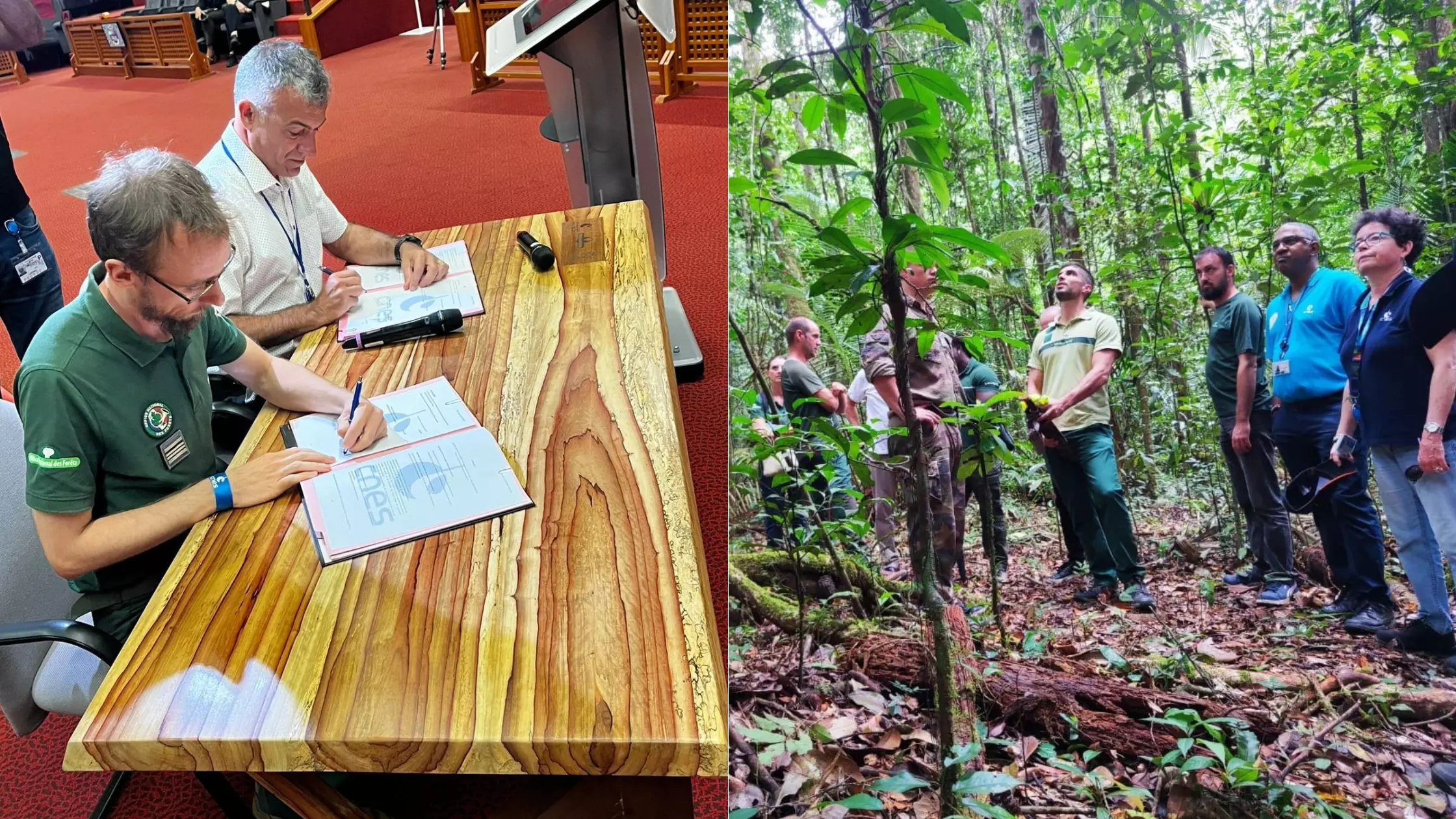 Guyane : Le CNES et l'ONF fêtent 60 ans de collaboration en Guyane et scellent un partenariat pour les 10 prochaines années