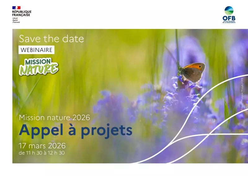 L’OFB lance l’appel à projets « Mission Nature 2026 » pour soutenir la restauration de la biodiversité