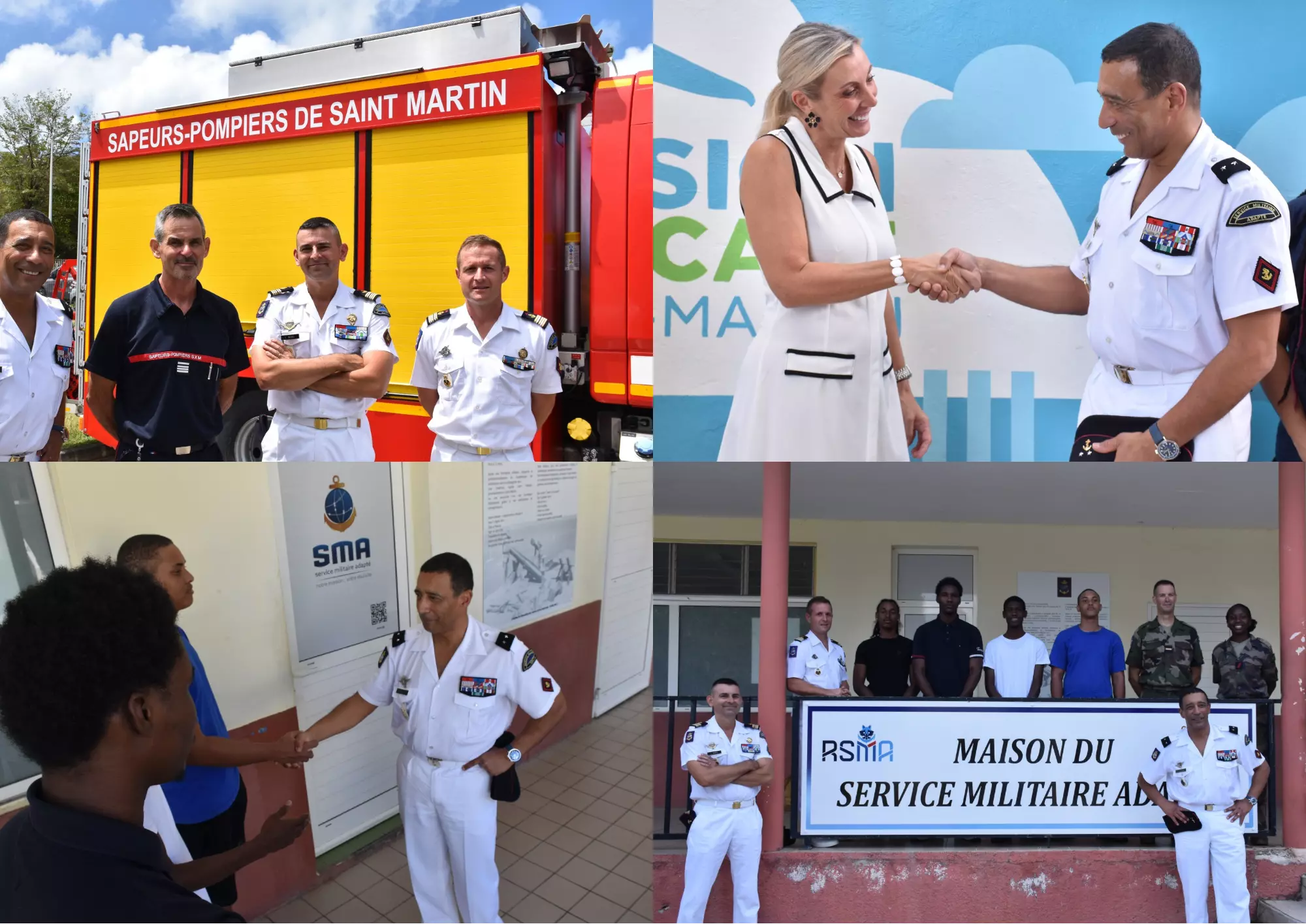 Déplacement du Général Patrice Bellon à Saint-Martin, vers plus de coopération institutionnelles et économiques et structuration de la Maison du SMA