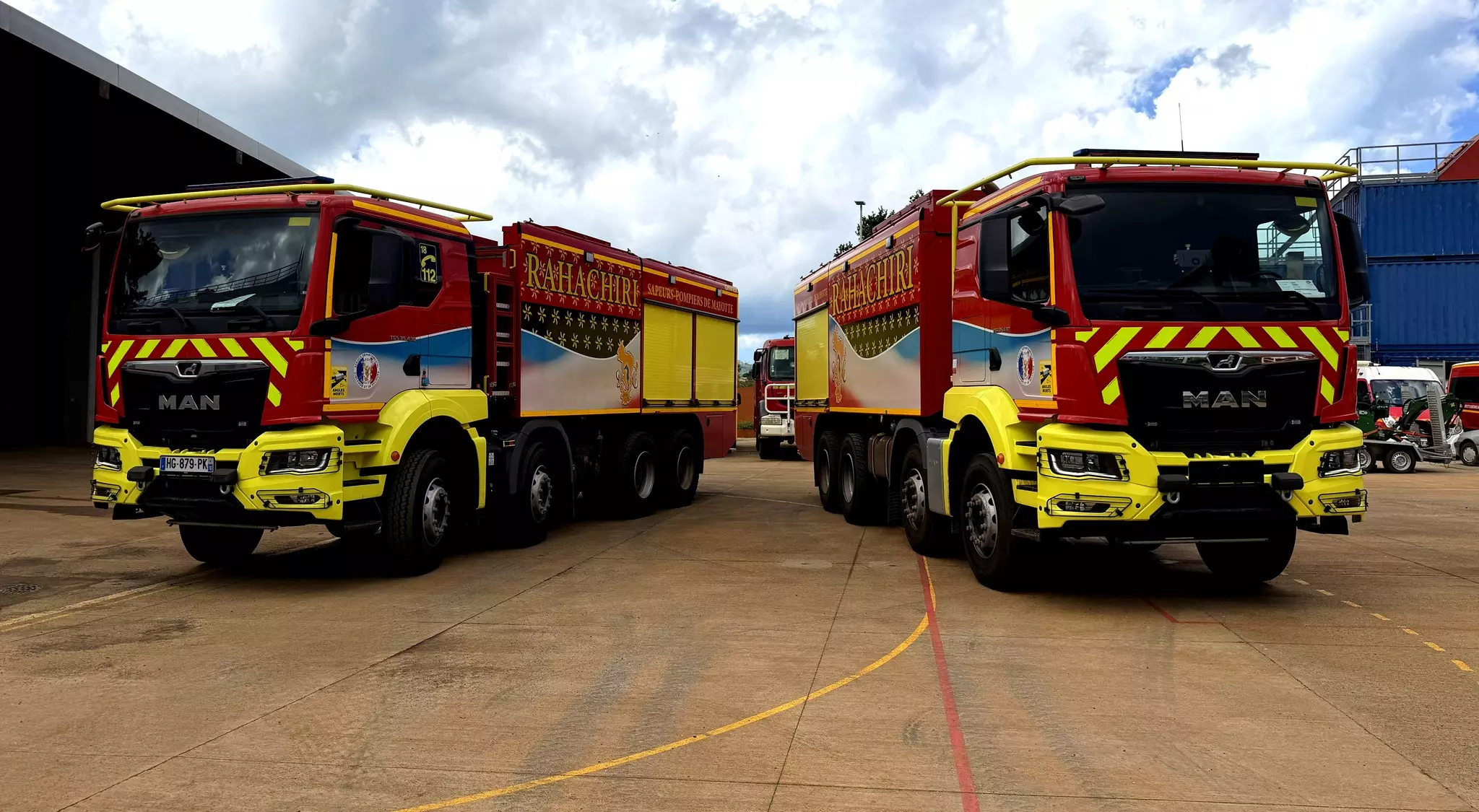 Cinq nouveaux véhicules de secours viennent renforcer les capacités d’intervention du SDIS de Mayotte
