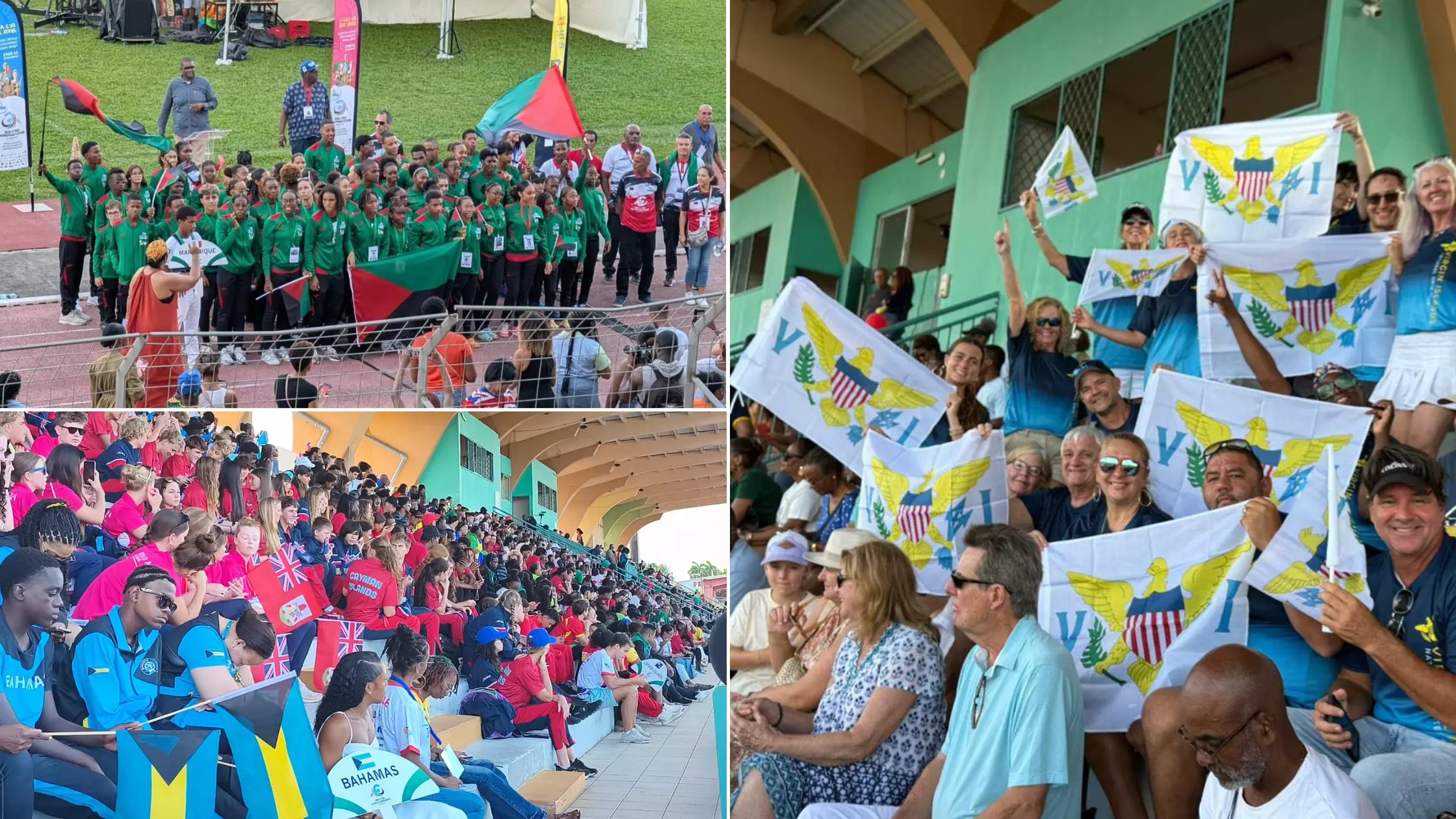 Une cérémonie d'ouverture haute en couleurs pour les Carifta 2026 de Natation en Martinique