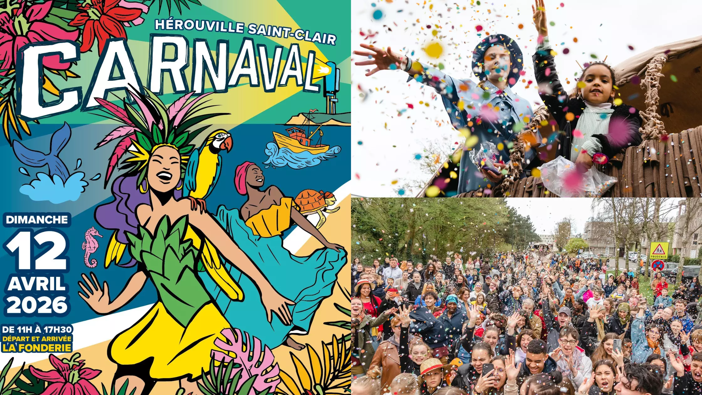 «&nbsp;Outre-mer et océans, terres d’humanité, mers en danger&nbsp;», thème du Carnaval d’Hérouville Saint-Clair 2026, en Normandie