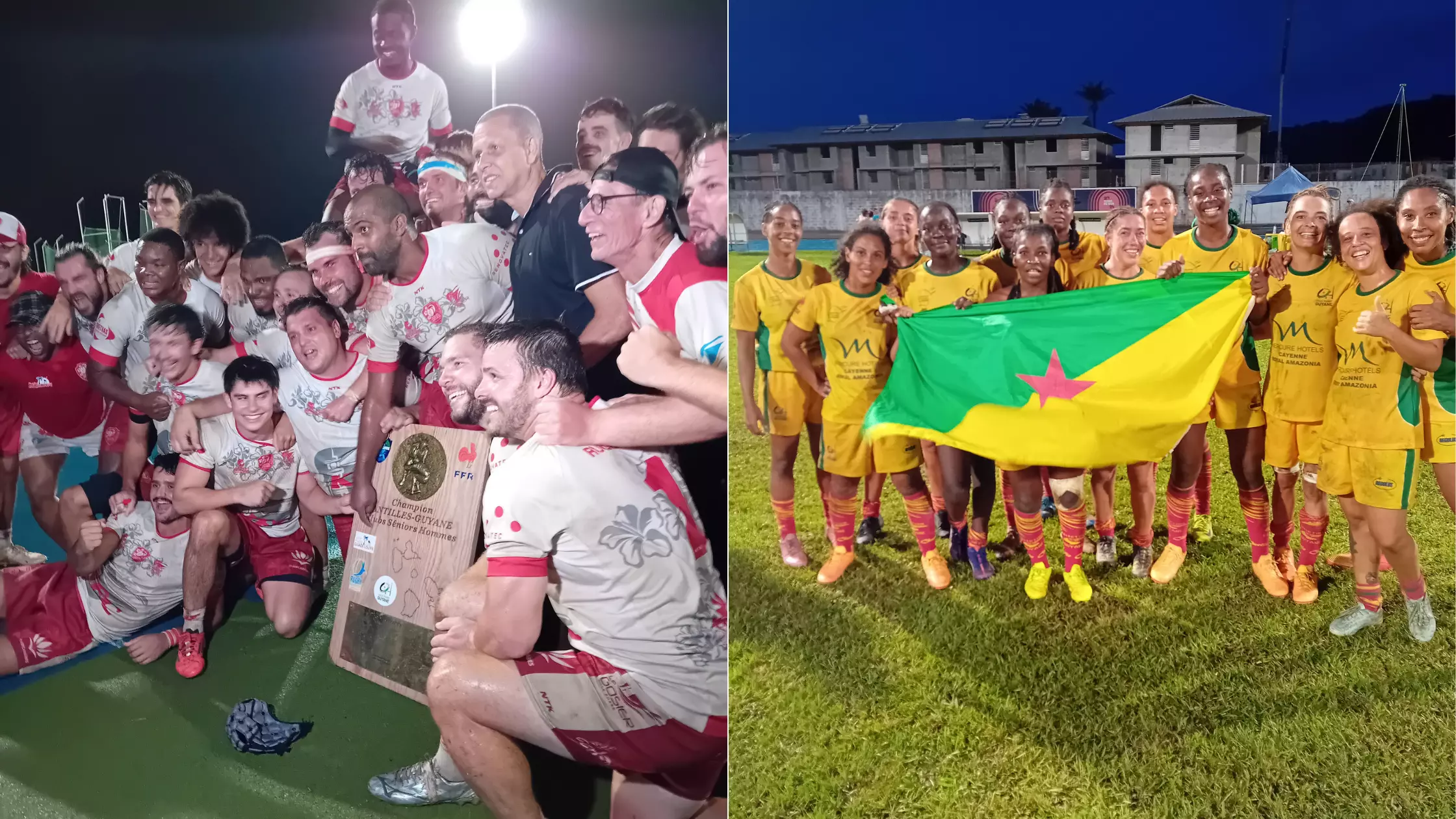 Rugby : La Guadeloupe et la Guyane s’illustrent au tournoi Antilles-Guyane