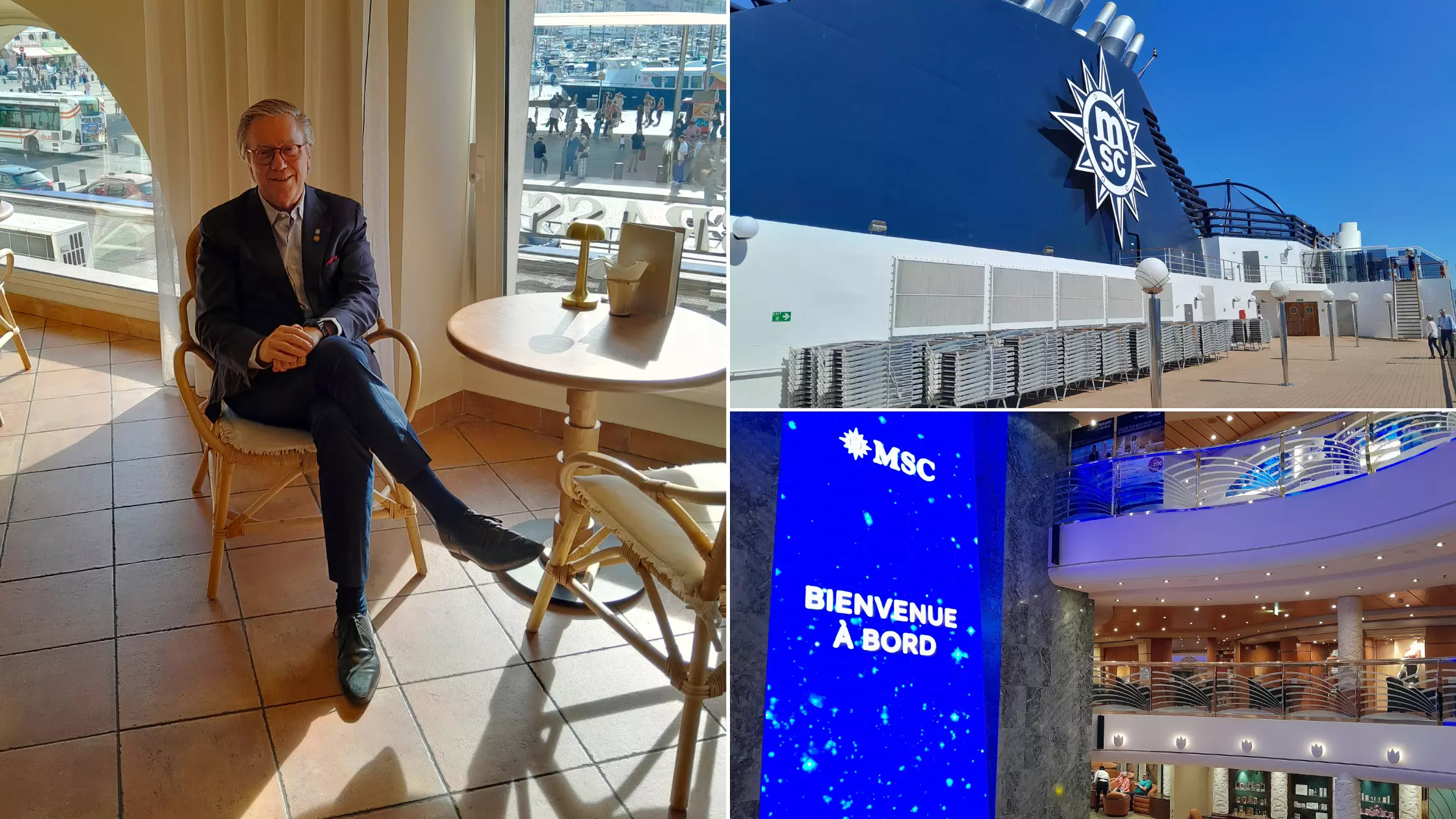 Patrick Pourbaix, Directeur Général de MSC Croisières France & Monaco&nbsp;mise sur les Antilles françaises et défend l’émergence d’un hub européen dans la Caraïbe