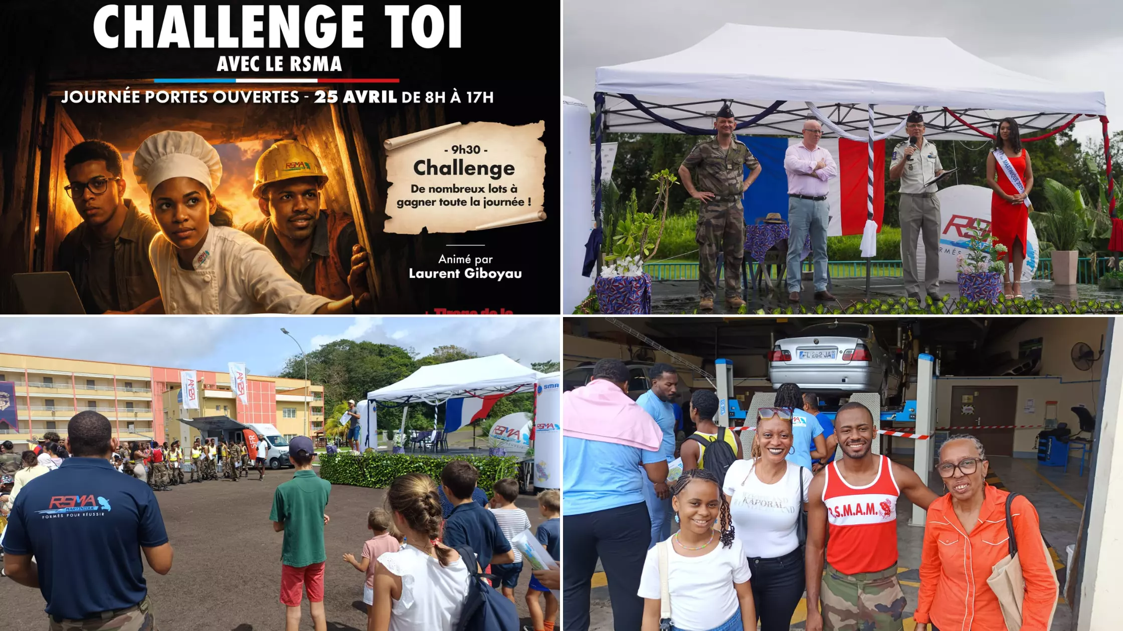 Martinique : Avec le Challenge-toi avec le RSMA, une Journée Portes Ouvertes ludique et dynamique au service de l’avenir