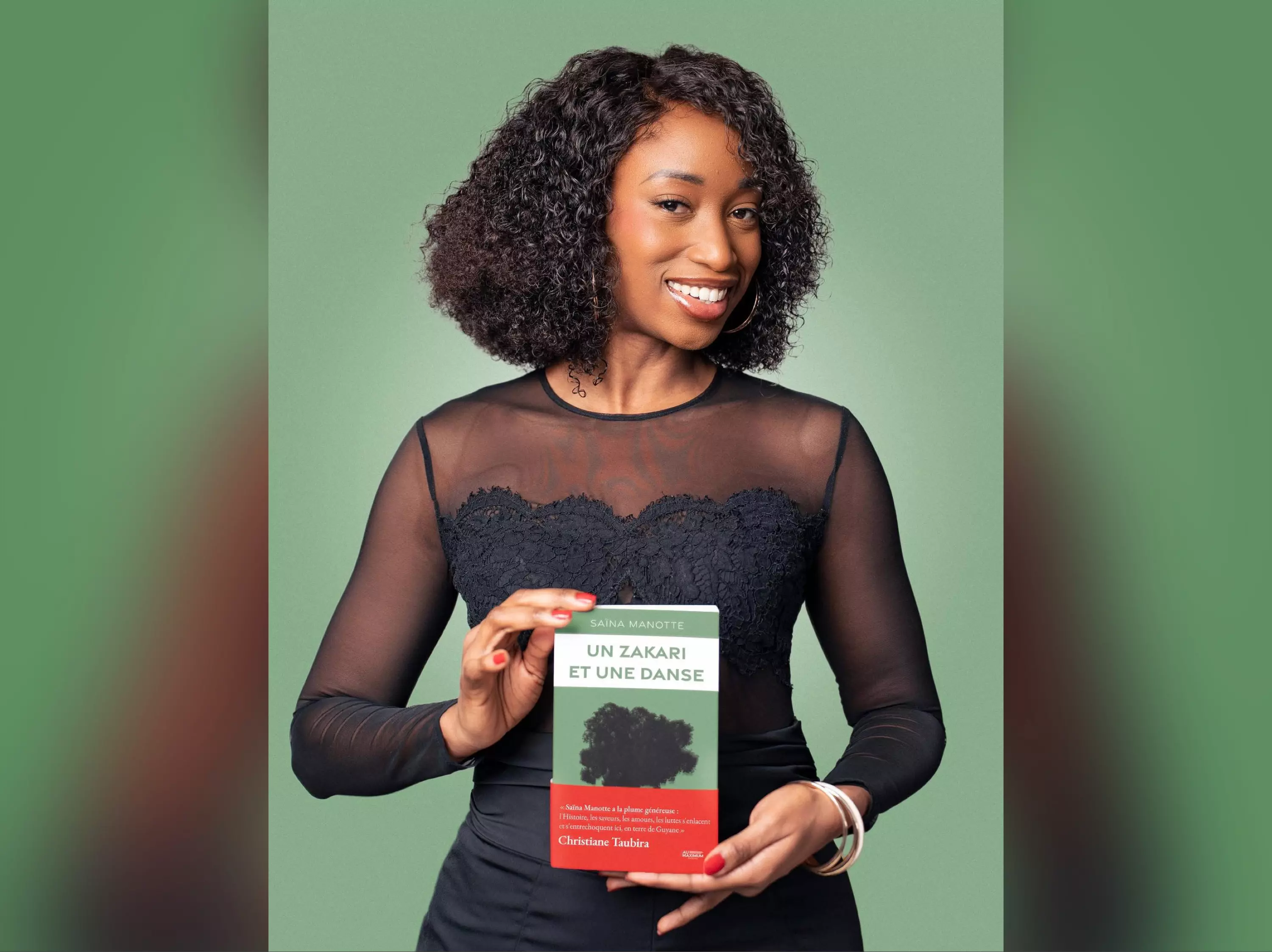 La chanteuse et auteure guyanaise Saïna Manotte nommée dans trois prix littéraires pour son roman « Un zakari et une danse »