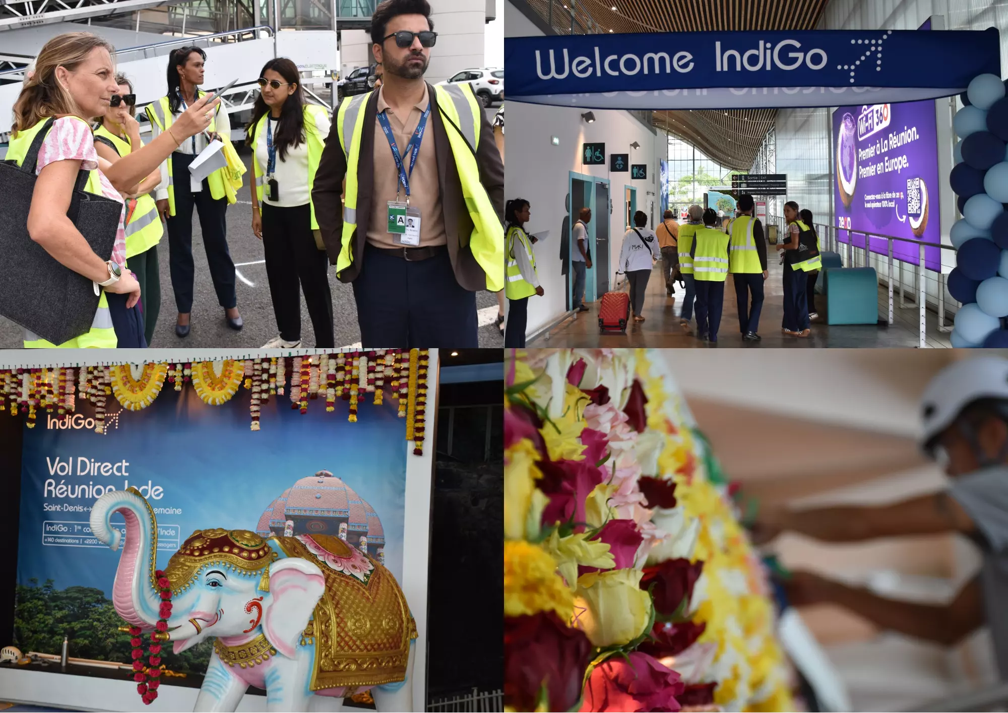 Dans les coulisses de l'aéroport La Réunion Roland Garros, avant l'arrivée d'IndiGo, septieme compagnie au monde en volume passagers, un évènement majeur pour le territoire