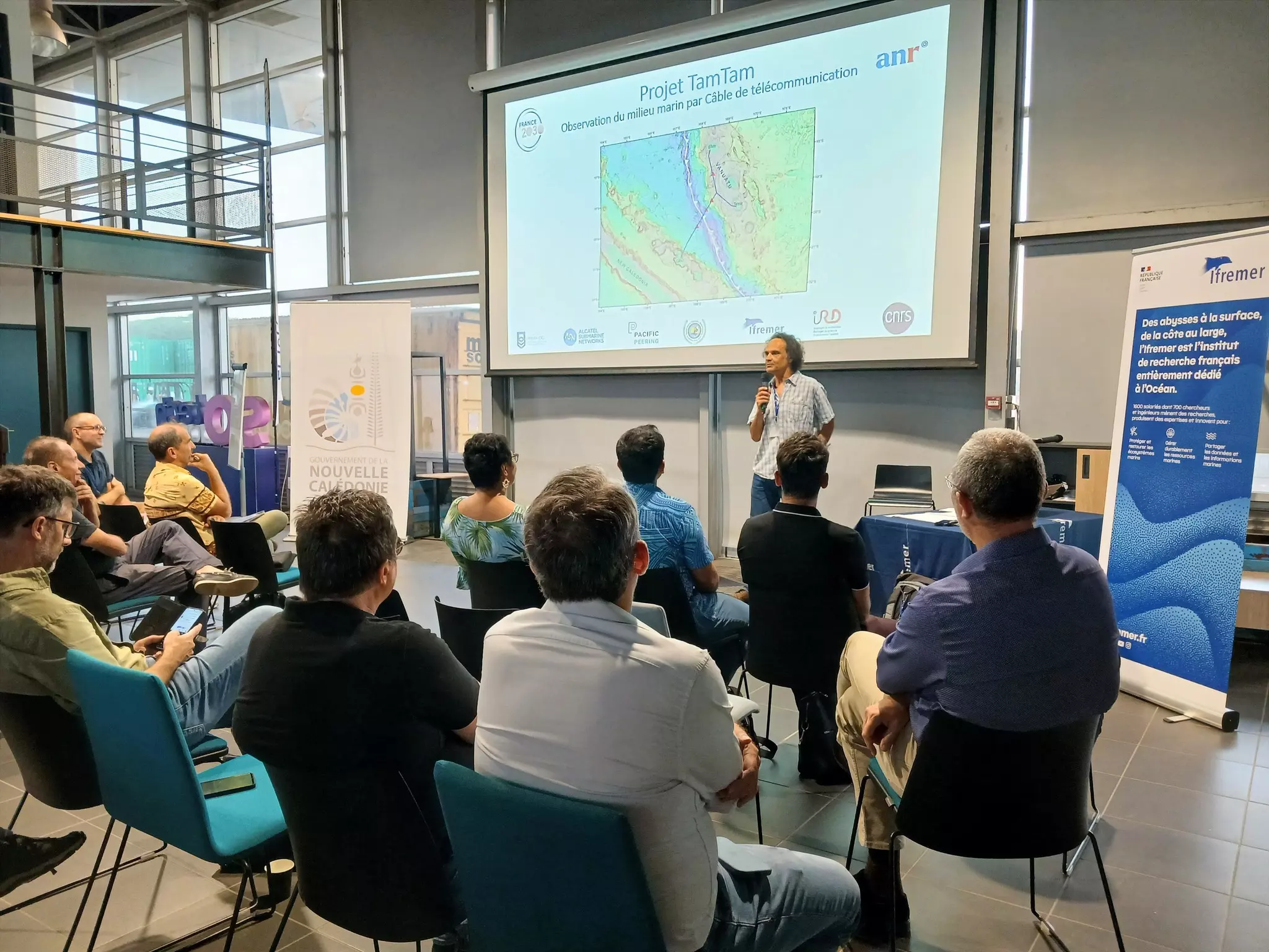 Nouvelle-Calédonie : L'Ifremer présente Tam-tam, le câble sous-marin intelligent pour surveiller l’activité sismique et les tsunamis
