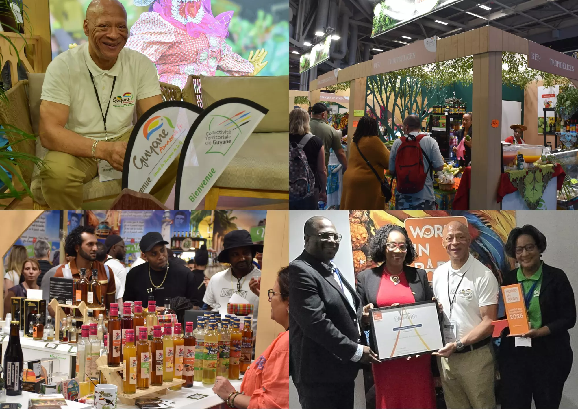La Guyane reçoit de nouveau le « Stand d’Or » de la Foire de Paris
