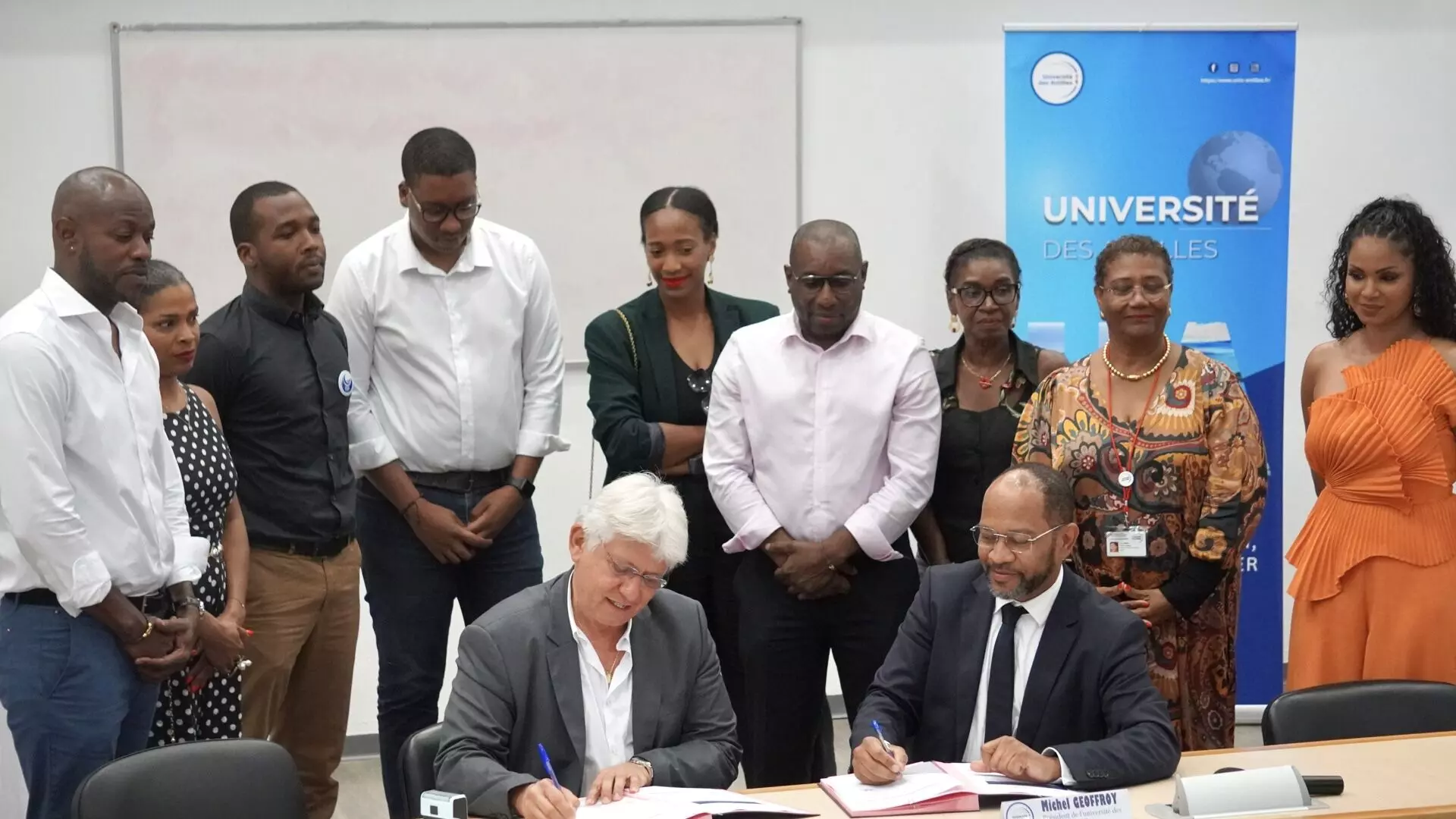 Guadeloupe : l'Université des Antilles et la CPME signent une convention de&nbsp; partenariat pour rapprocher étudiants et entreprises