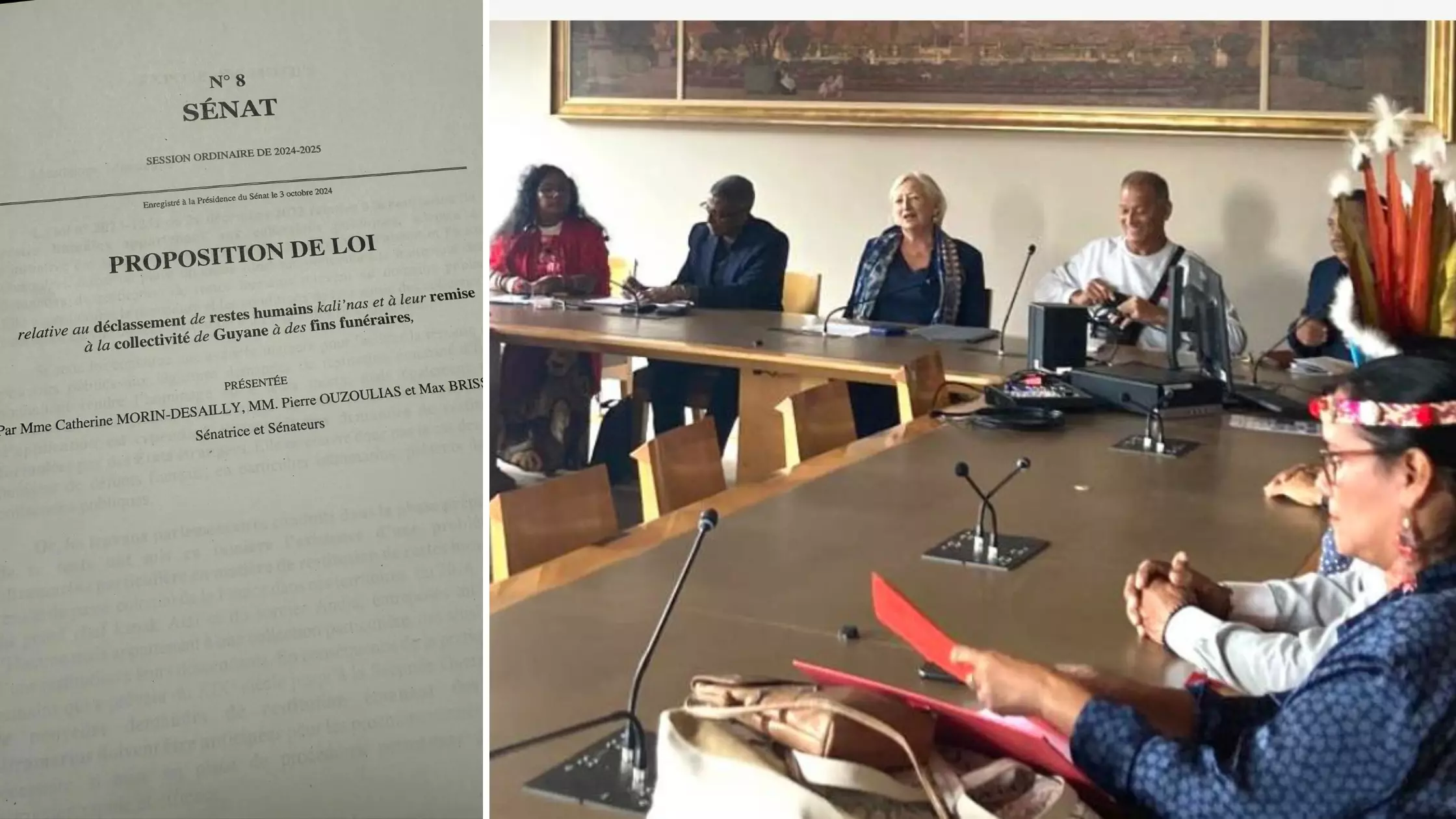 Le Sénat vote lundi un "acte de réparation" pour rendre des dépouilles&nbsp;Kali'nas à la Guyane, retour sur ce combat