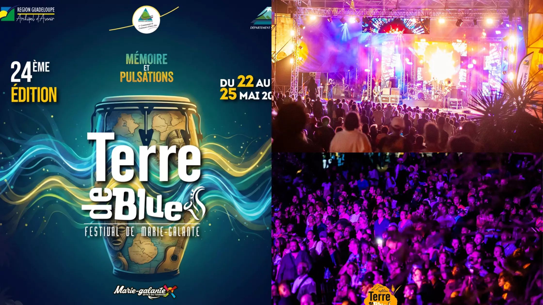 Festival Terre de Blues 2026 de Marie-Galante : Une 24ème édition placée sous le double thème de la Mémoire et des Pulsations