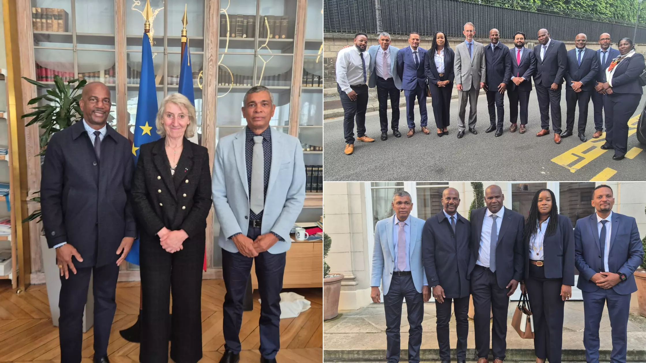 Martinique : Une délégation d'élus de la communauté du CAP Nord a défendu plusieurs dossiers auprès de l'Elysée et des ministères des Outre-mer et de la Mer