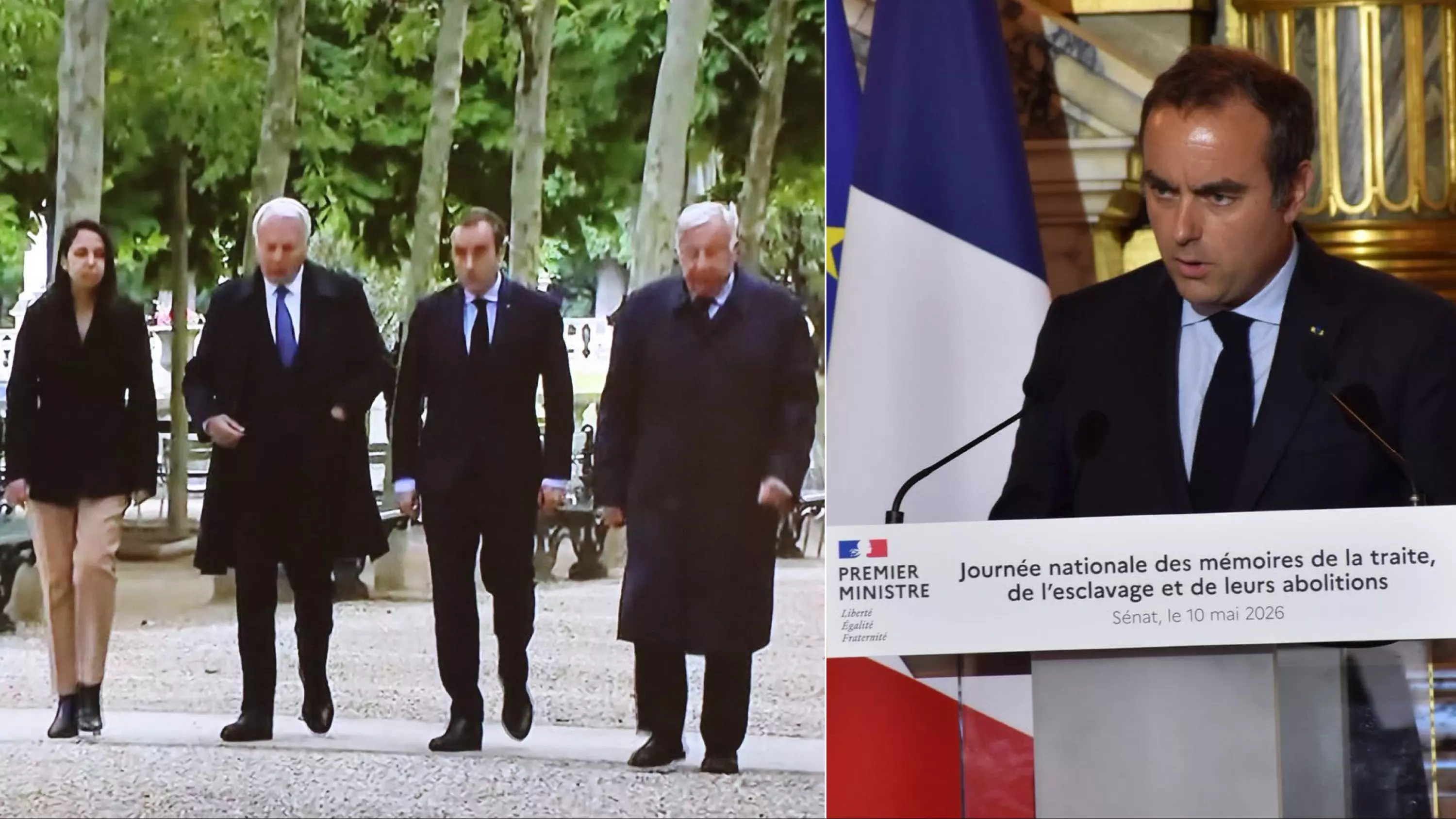 10 mai : 180 ans après l’abolition de l’esclavage en France, « les inégalités et le racisme n’ont pas disparu dans notre pays », estime Sébastien Lecornu