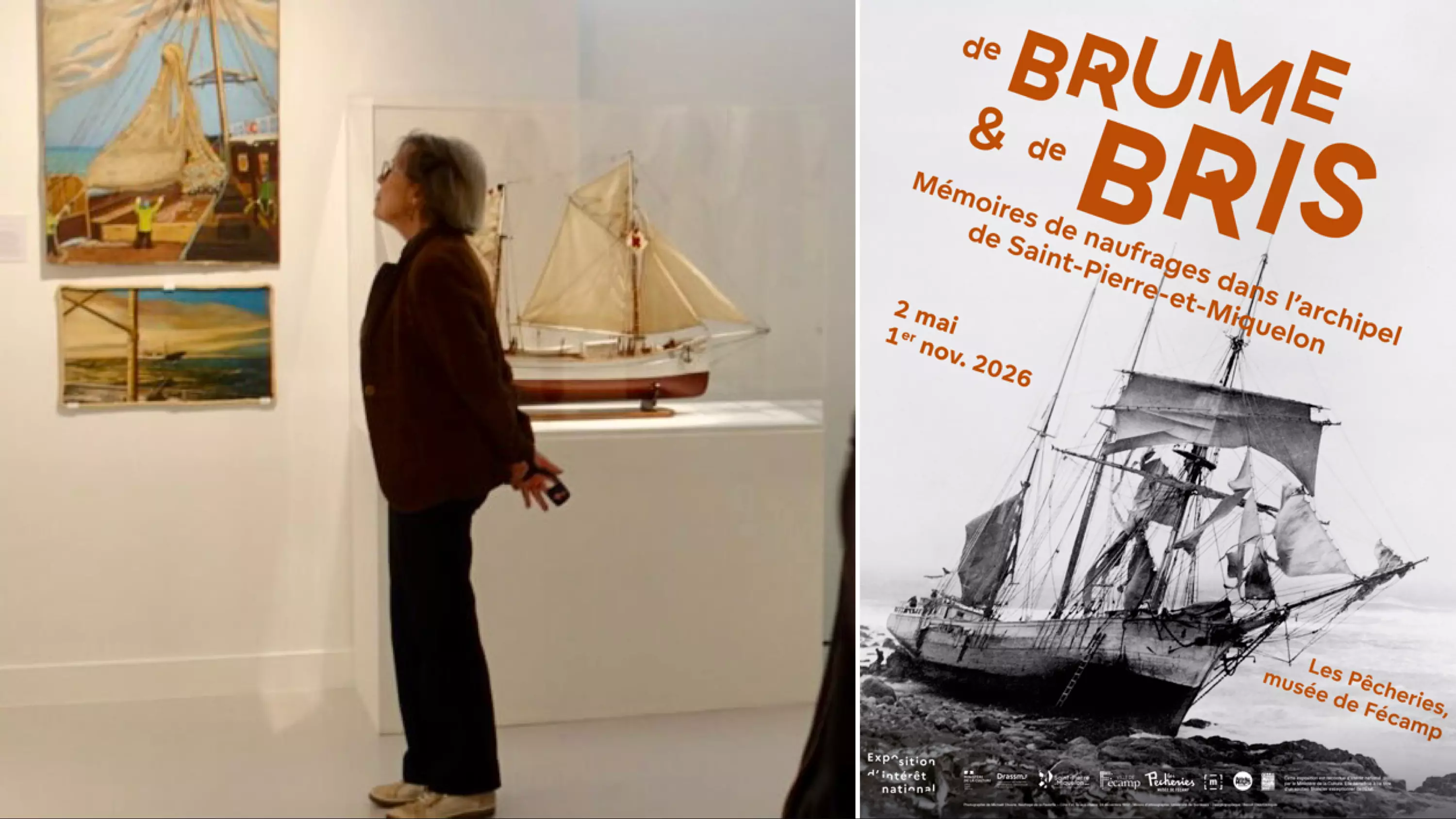 « De brume et de bris – Mémoires de naufrages dans l’archipel Saint-Pierre-et-Miquelon », une immersion sensible dans l’histoire maritime de Saint-Pierre-et-Miquelon au musée Les Pêcheries de Fécamp