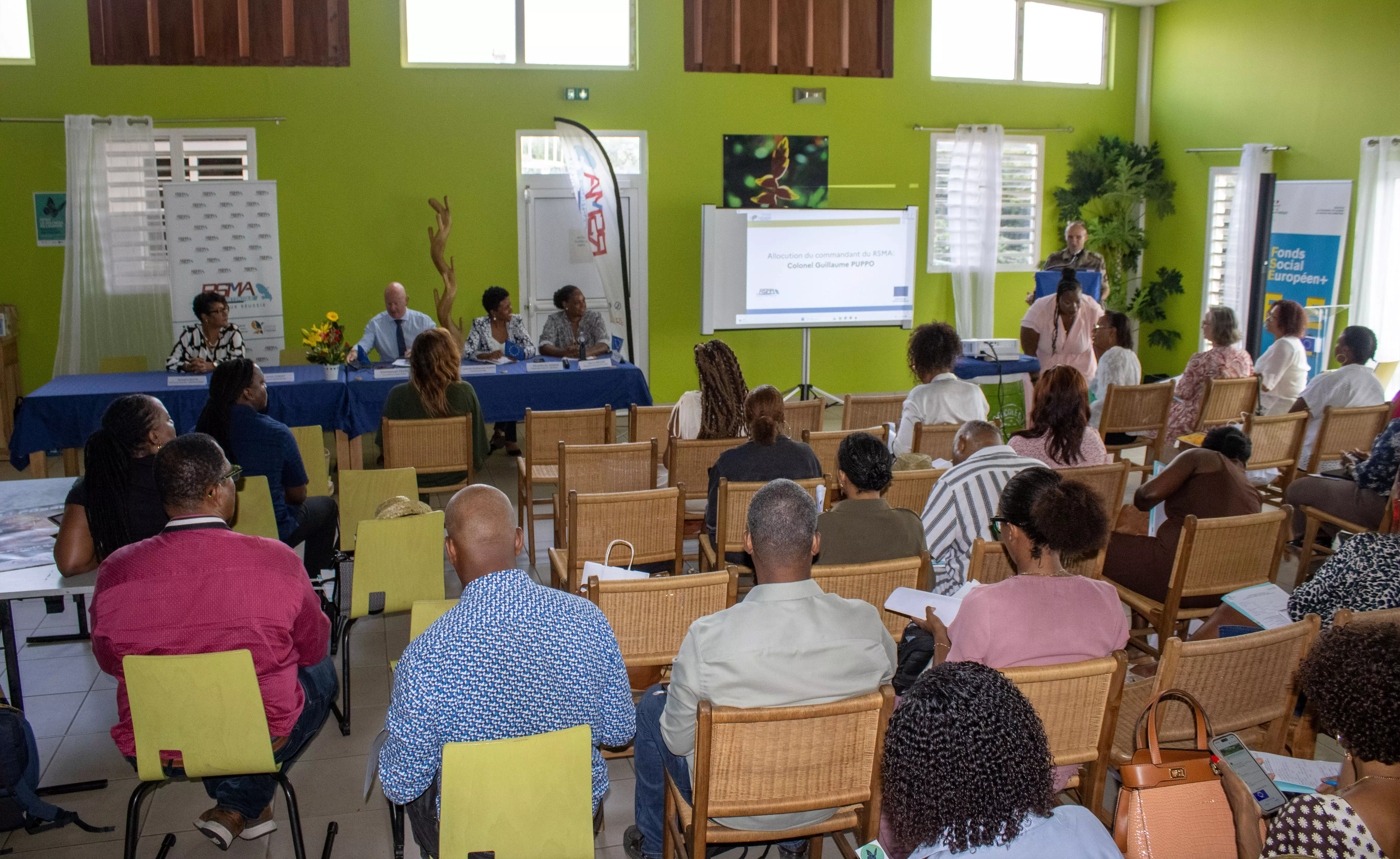 En Martinique, une conférence au RSMA pour faire connaître le Fonds social européen aux porteurs de projets