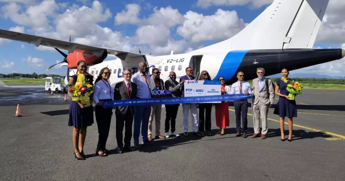 Aérien : La LIAT inaugure la liaison entre Antigua et Pointe-à-Pitre