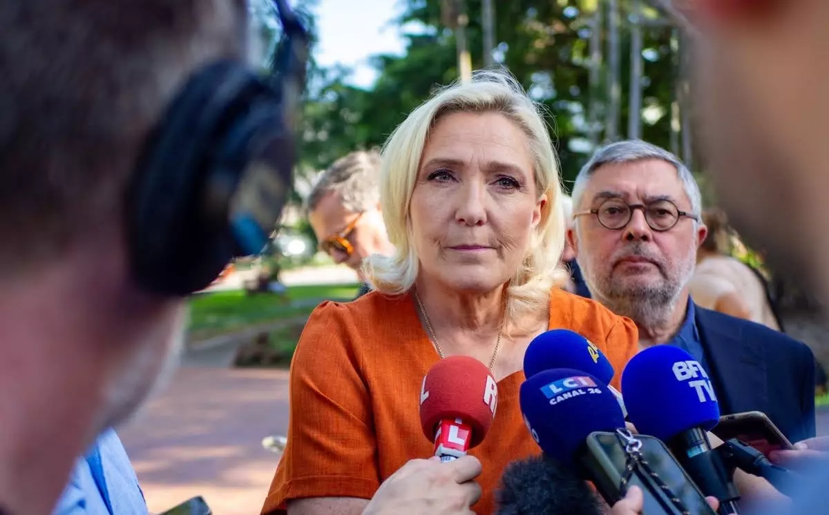 Provinciales en Nouvelle-Calédonie : Marine Le Pen appelle les partisans de la France à « ne pas gaspiller et disperser leurs voix »