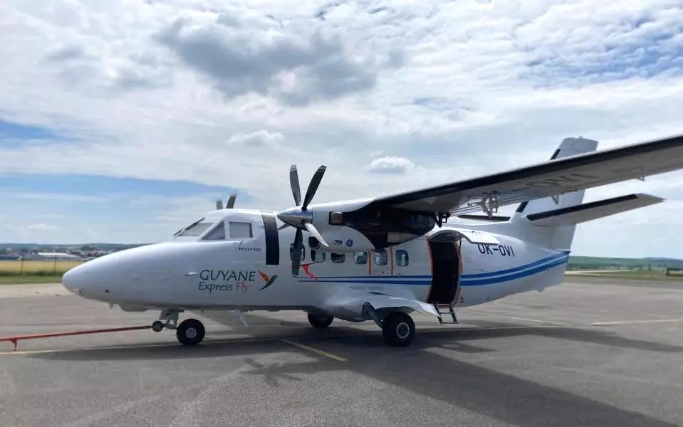Aérien : Guyane Express Fly va bientôt recevoir son nouvel avion, un L-410 construit à Prague