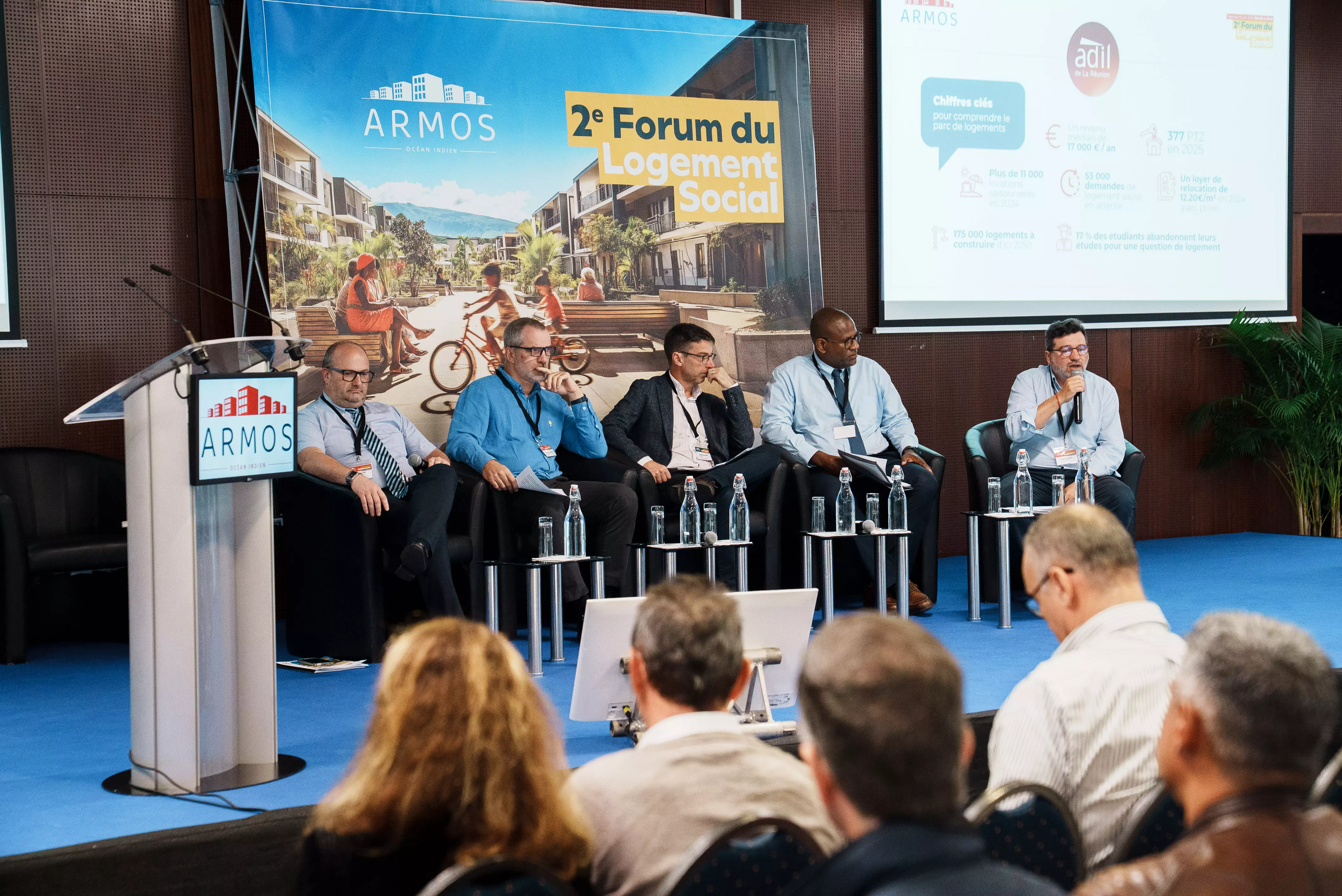 Au 2ème Forum du logement social, l’ARMOS-OI et les acteurs du territoire tirent la sonnette d’alarme : « sans moyens adaptés, c’est la capacité de La Réunion à loger sa population qui est en jeu»