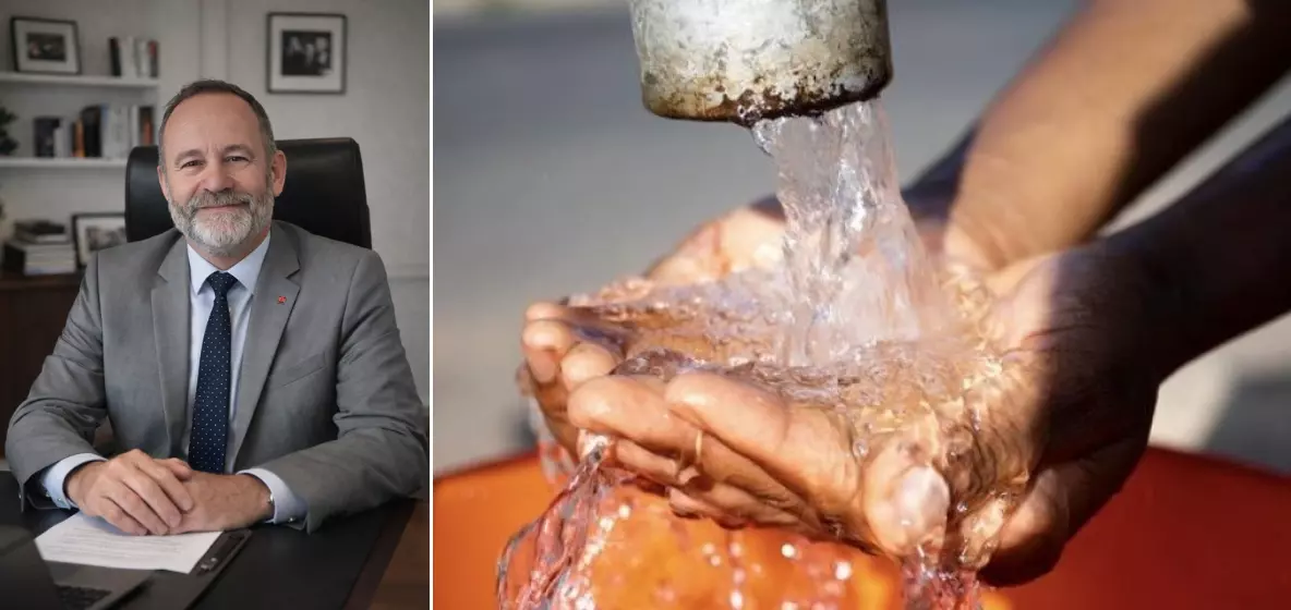 Claude Peloux, conseiller outre-mer de la société NovaKamp, porte à Mayotte un projet structurant de réutilisation des eaux usées